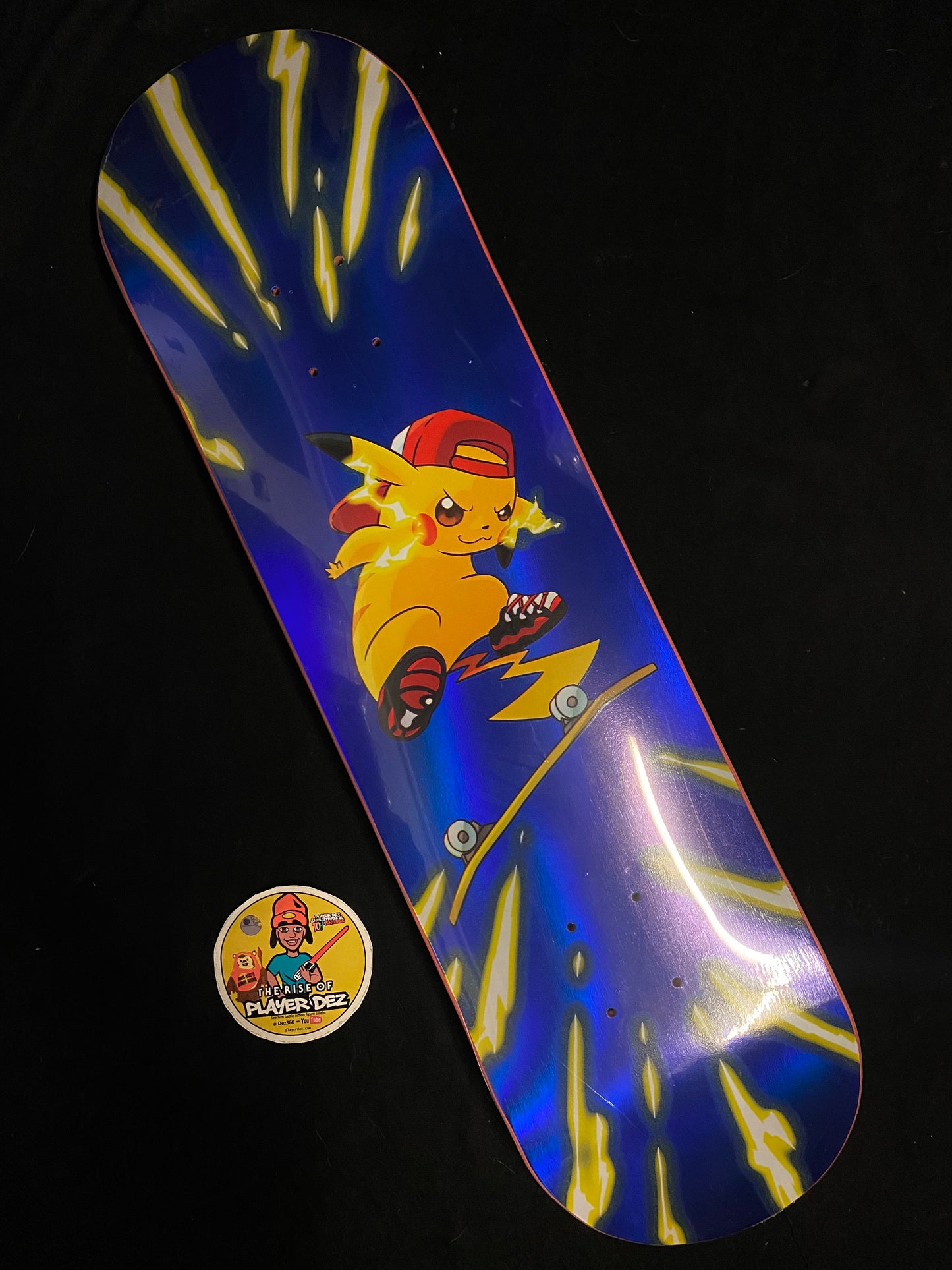 Monstars PeekaBlue Holofoil Skateboard Deck