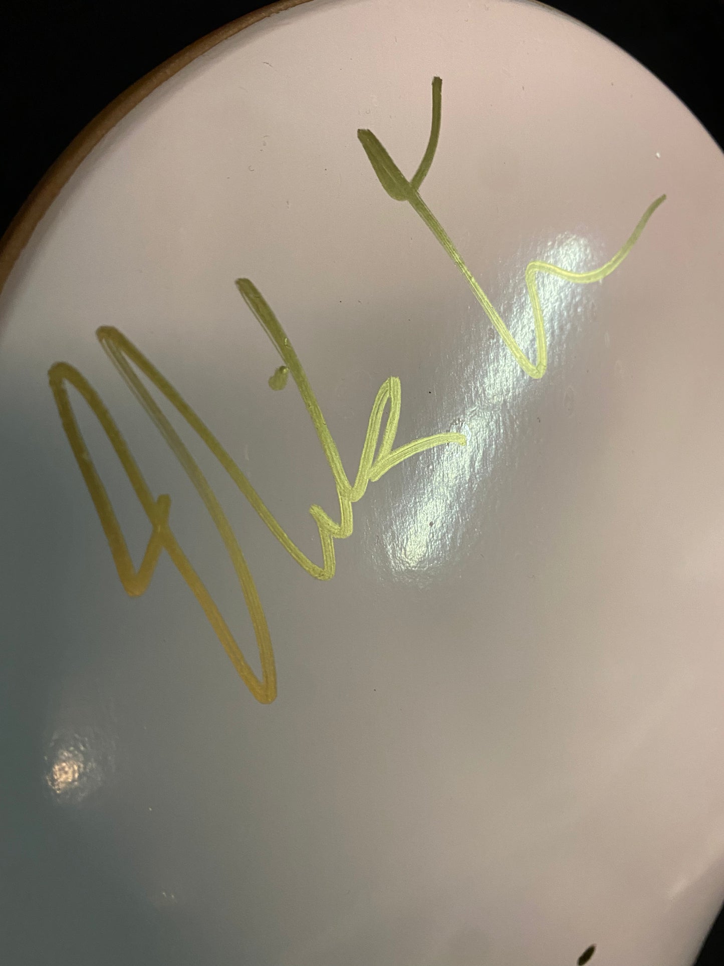 Signed Nick Tucker We Are Wolves Autographed Skateboard Deck Holographic White