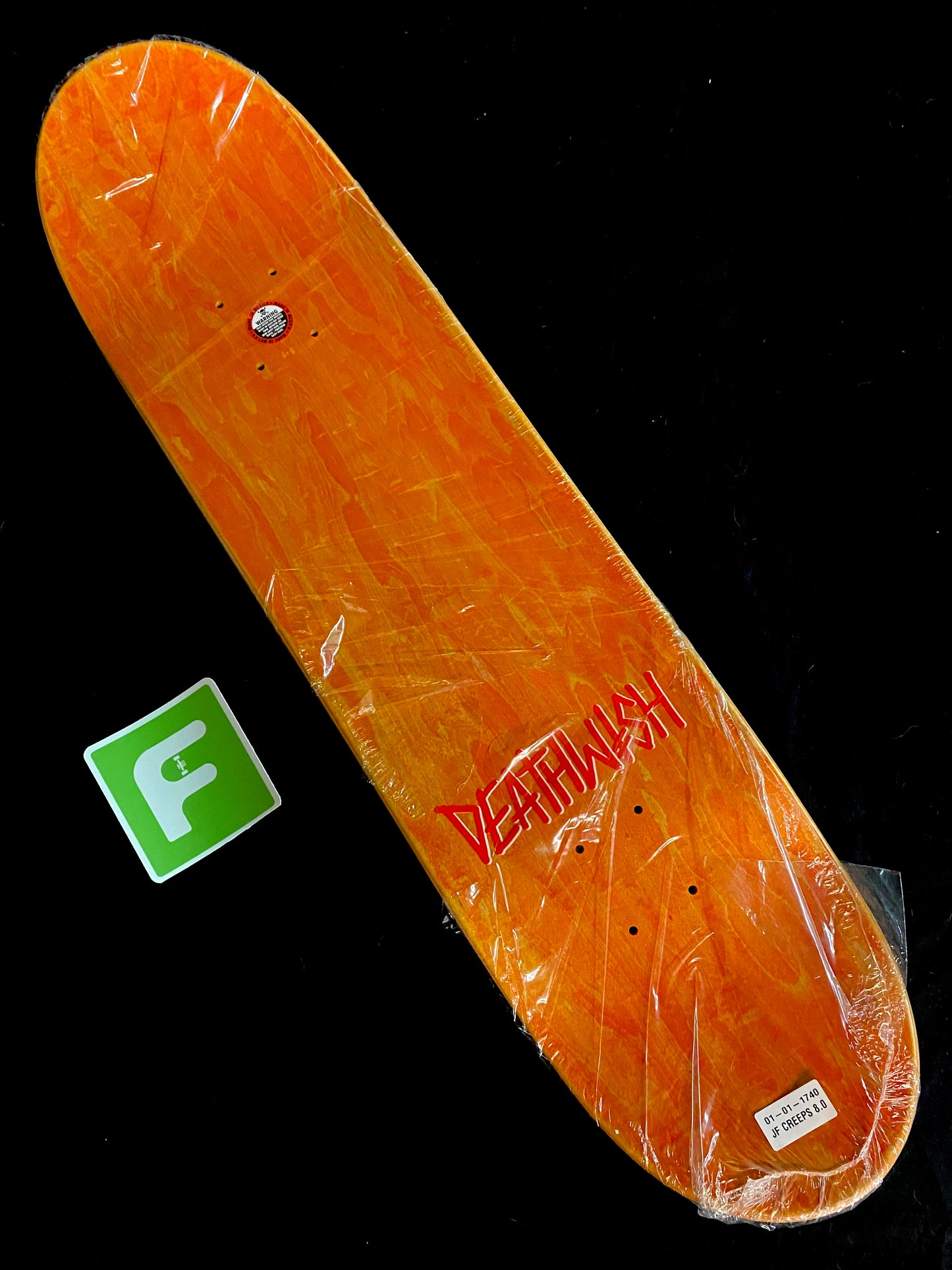 Signed Jamie Foy Big Boy Creeps Deathwish Autographed Skateboard Deck