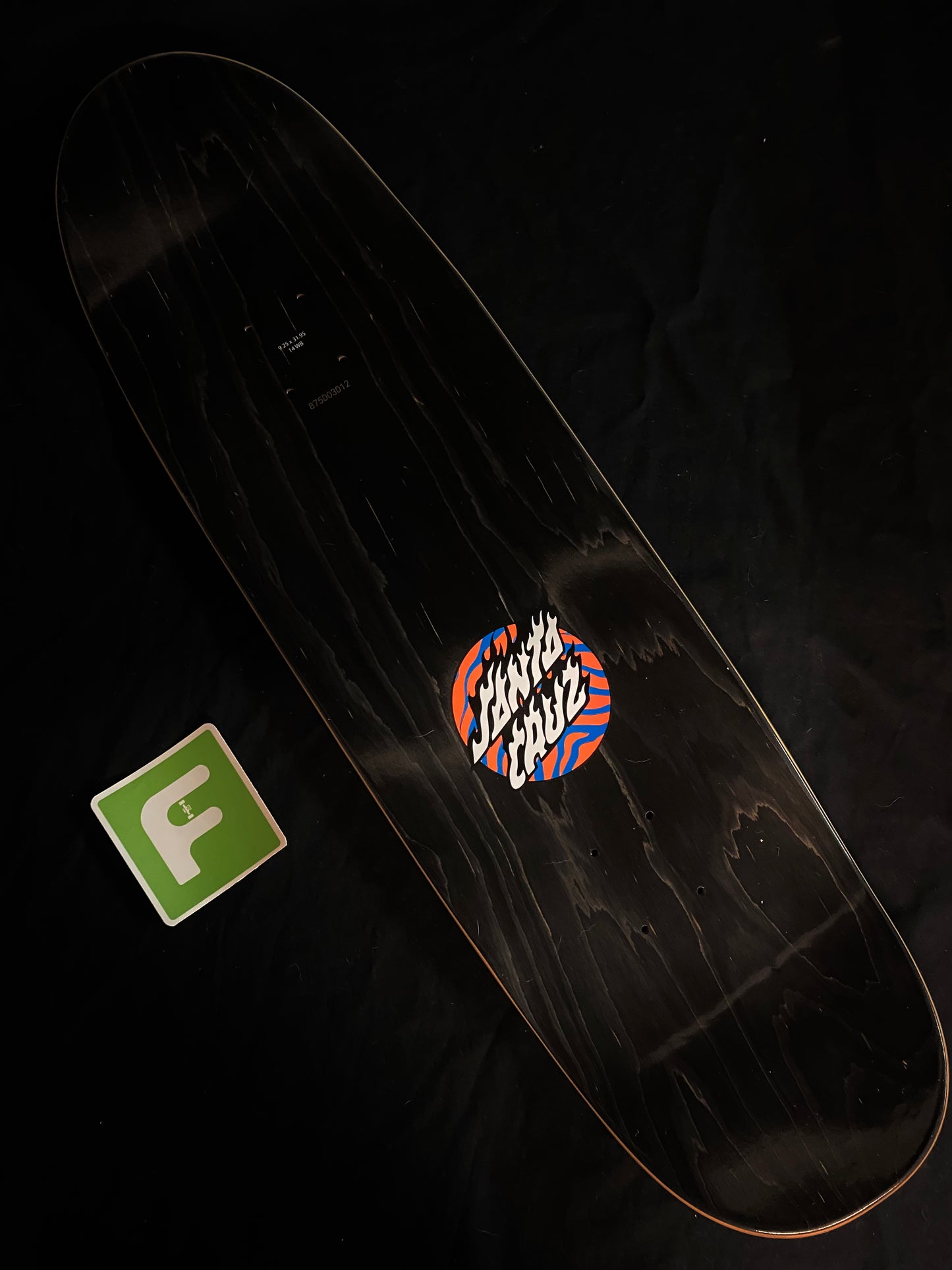 Signed Steve Alba SALBA Santa Cruz Tiger Screaming Hand Autographed Skateboard Deck