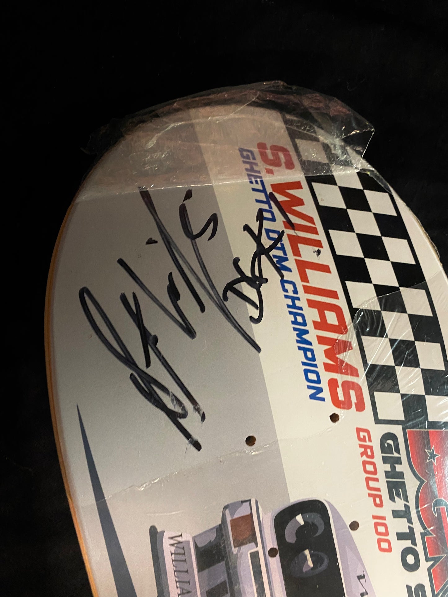 Signed Stevie Williams Autographed Skateboard Deck DGK Dirty Ghetto Kids GT Car