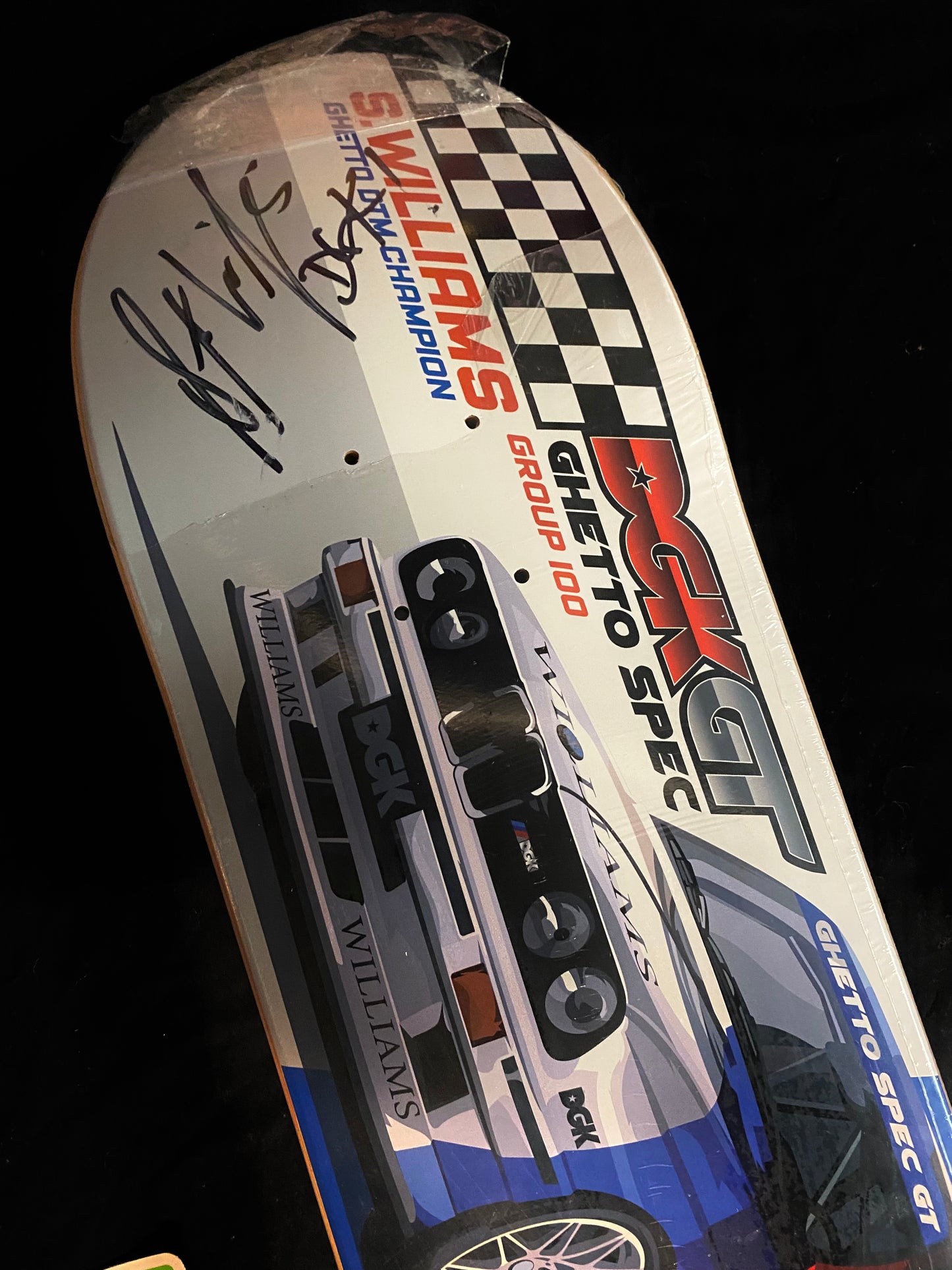 Signed Stevie Williams Autographed Skateboard Deck DGK Dirty Ghetto Kids GT Car
