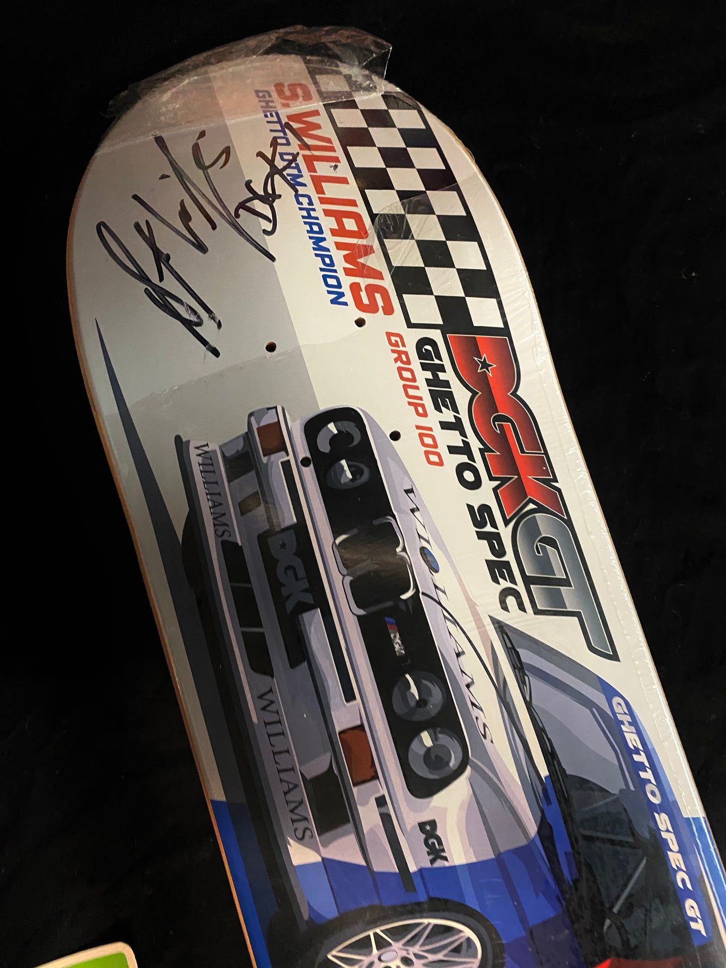 Signed Stevie Williams Autographed Skateboard Deck DGK Dirty Ghetto Kids GT Car