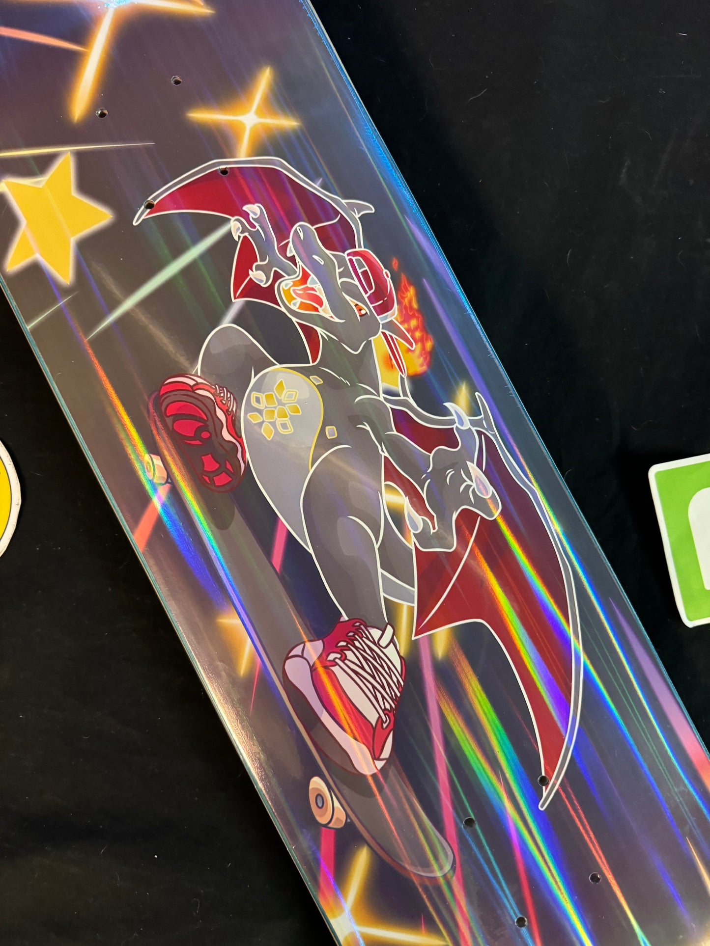 Monstars Shiny Z Parallel Holofoil Skateboard Deck