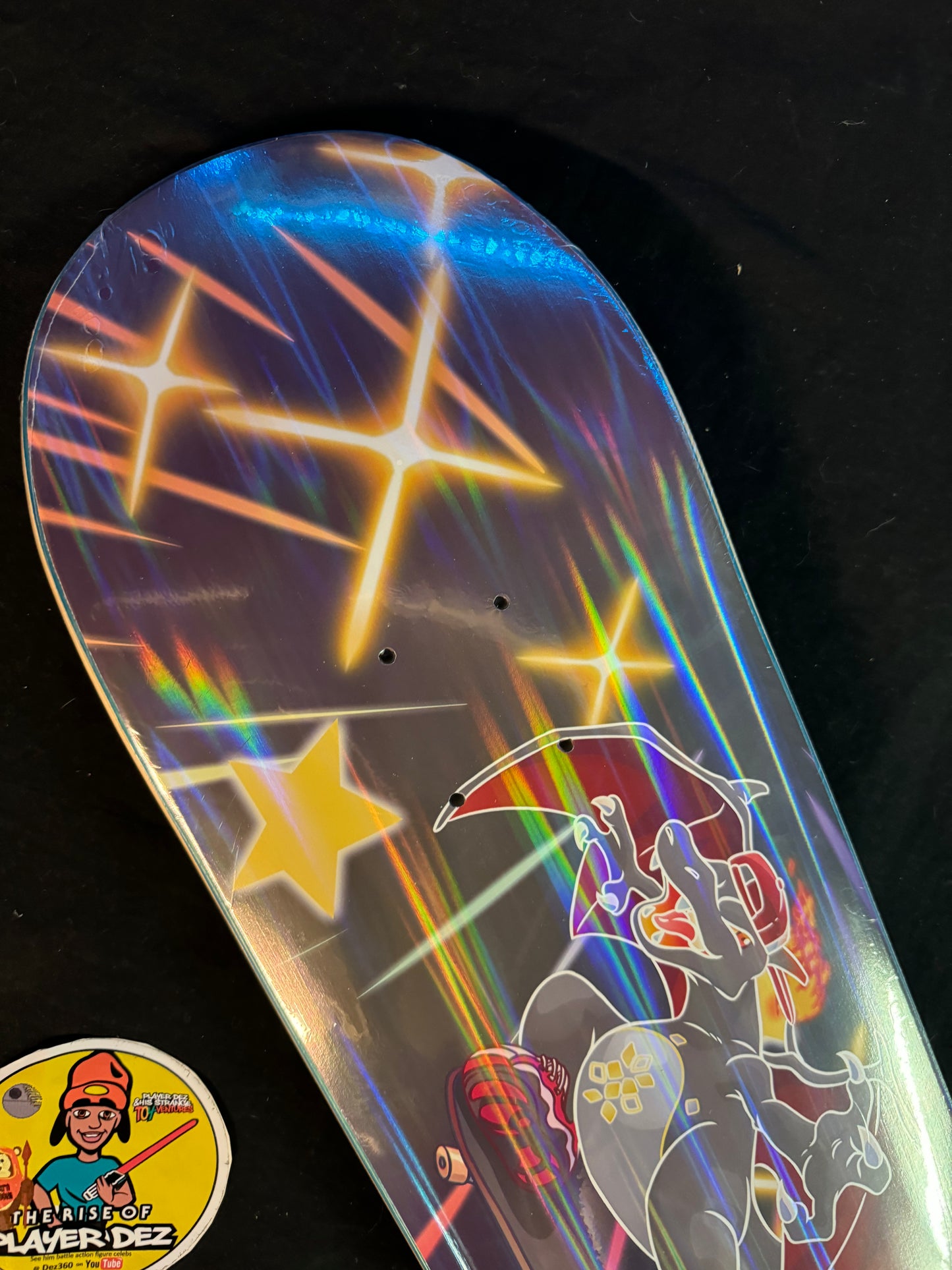 Monstars Shiny Z Parallel Holofoil Skateboard Deck
