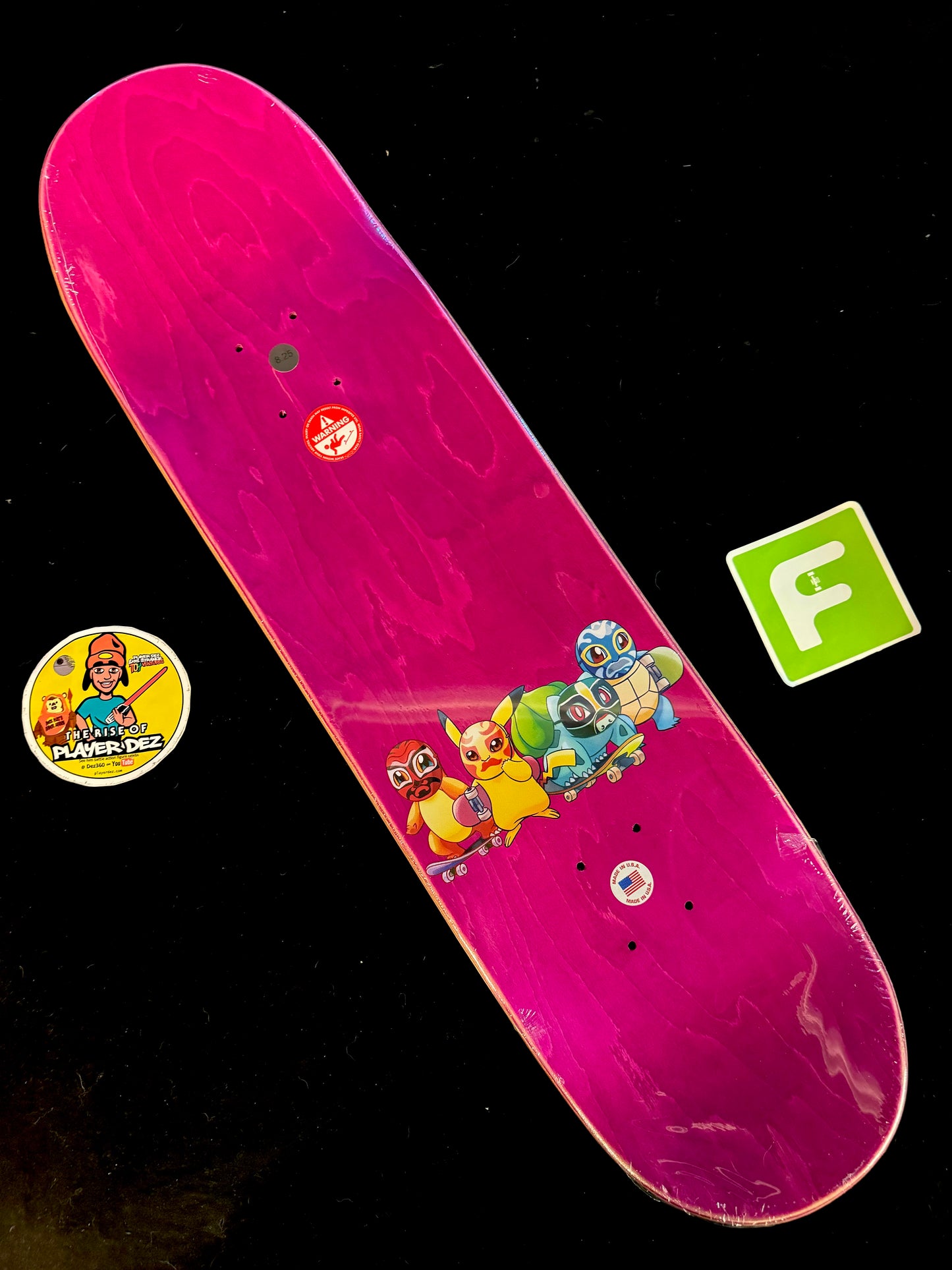 Monstars Shiny Z Parallel Holofoil Skateboard Deck