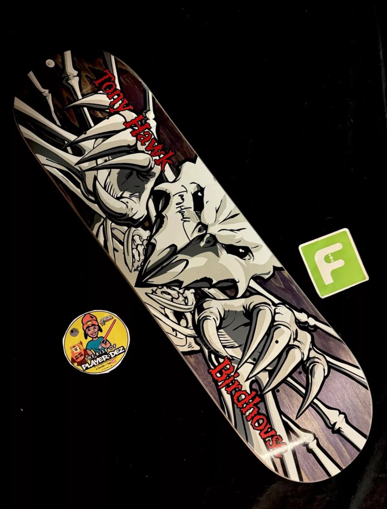Signed Tony Hawk Falcon 3 Autographed Skateboard With COA