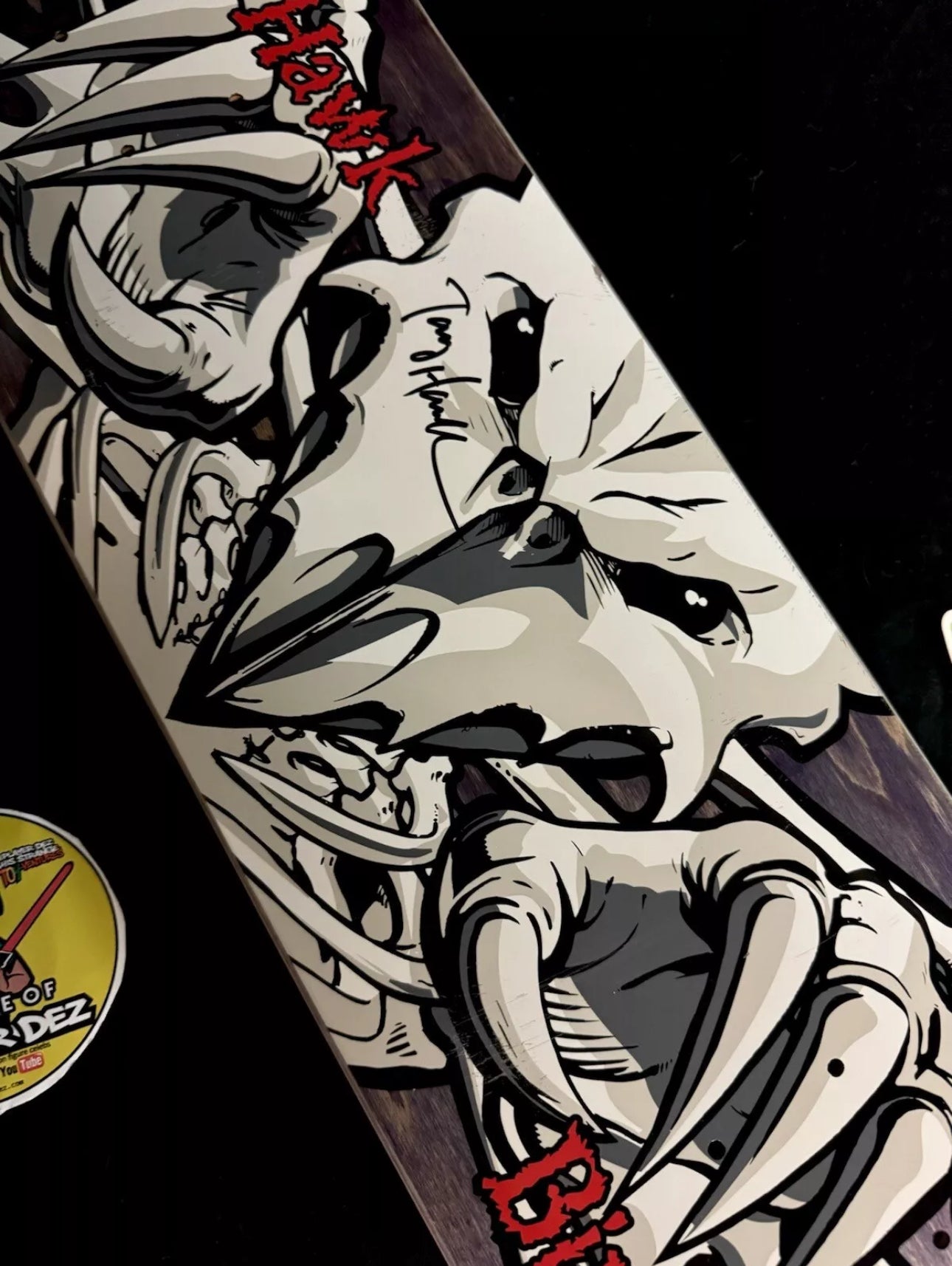 Signed Tony Hawk Falcon 3 Autographed Skateboard With COA