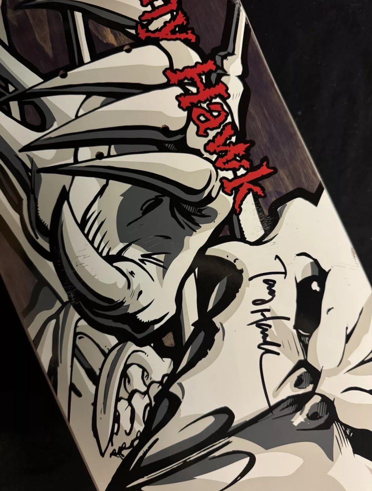 Signed Tony Hawk Falcon 3 Autographed Skateboard With COA