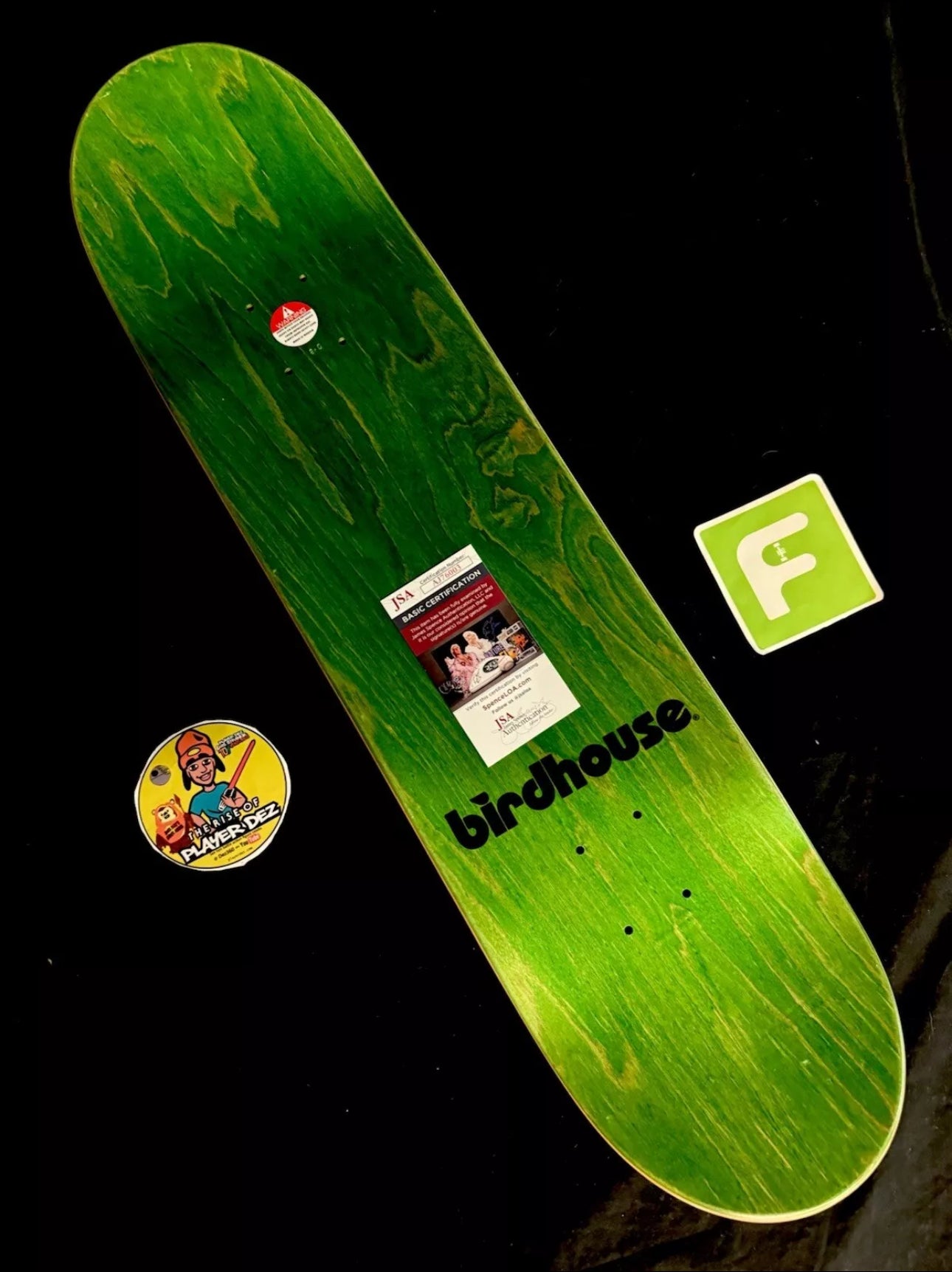 Signed Tony Hawk Falcon 3 Autographed Skateboard With COA