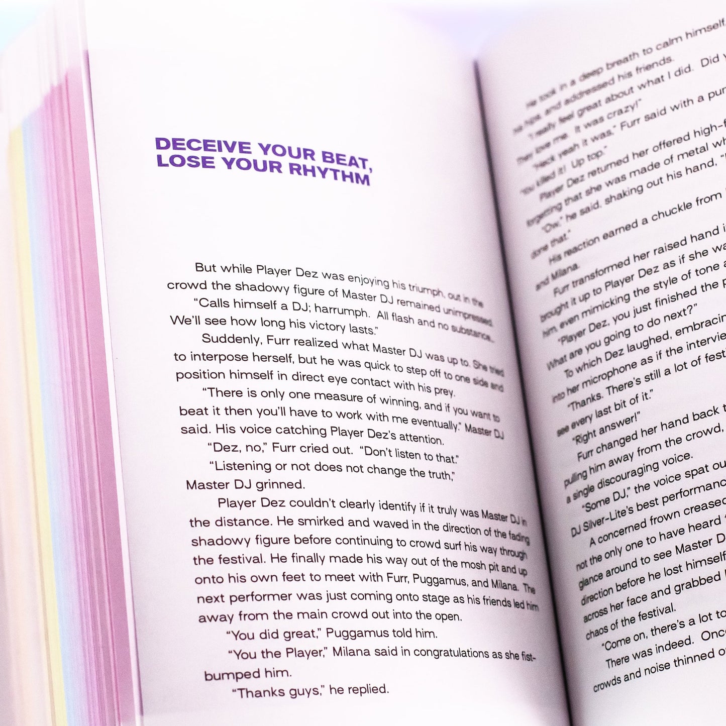 Autographed Book Master DJ of Play Prism Novel First Edition