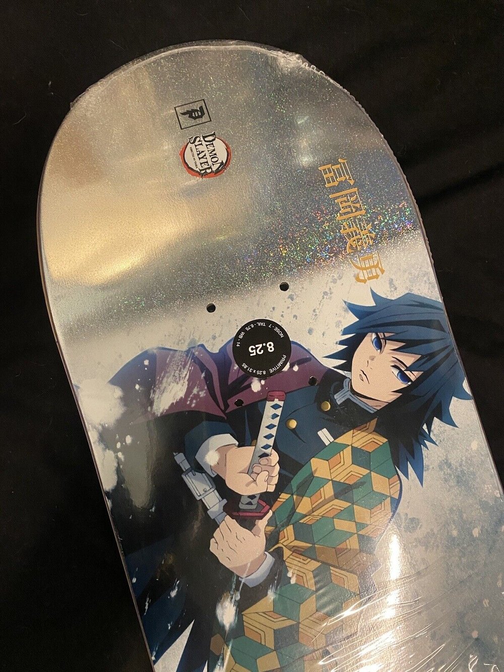 Signed Franky Villani Carlos Ribeiro Primitive Demon Slayer Autographed Skateboard Deck Anime