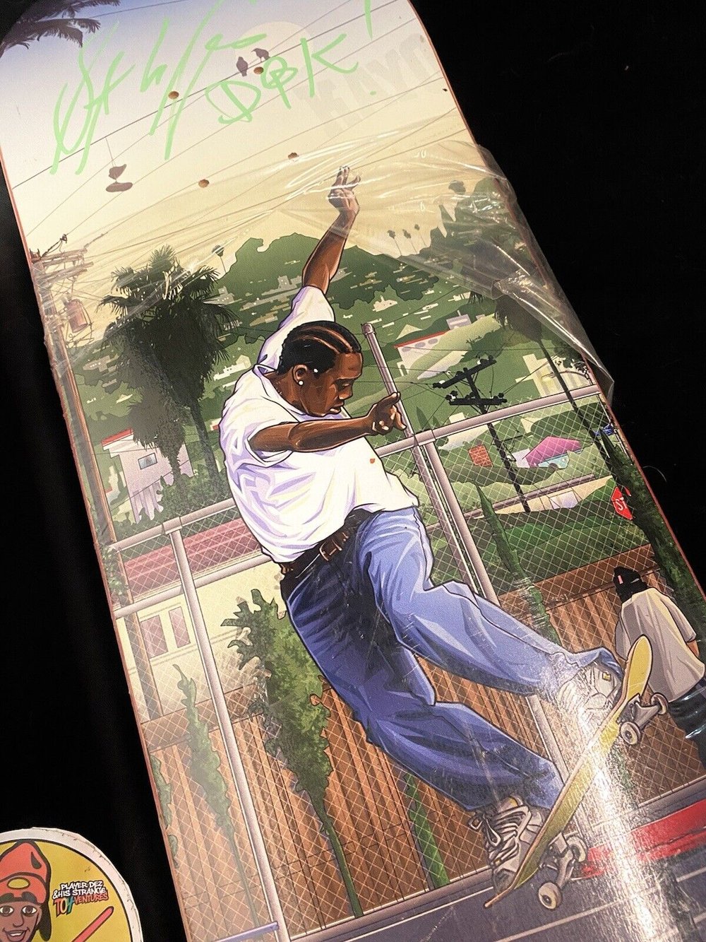 Signed Stevie Williams DGK Autographed Skateboard Deck Iconic