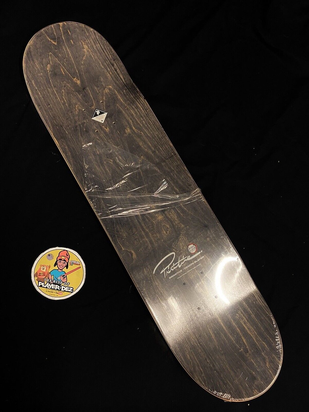 Signed Franky Villani Carlos Ribeiro Primitive Demon Slayer Autographed Skateboard Deck Anime