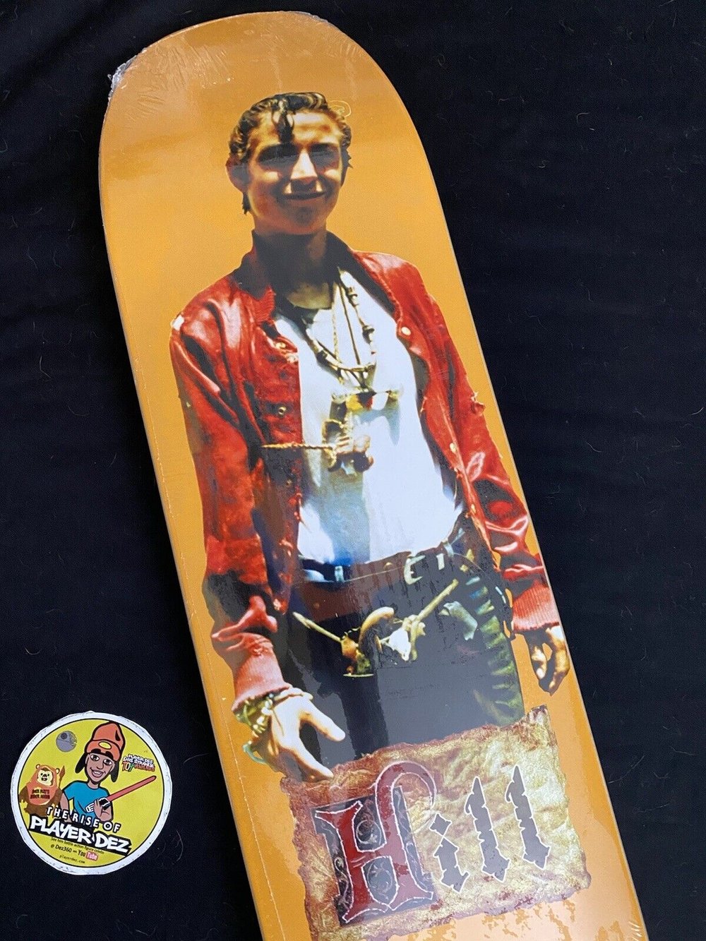 Signed Frankie Hill Double Autographed Skateboard Deck Hook Peter Pan Limited Edition