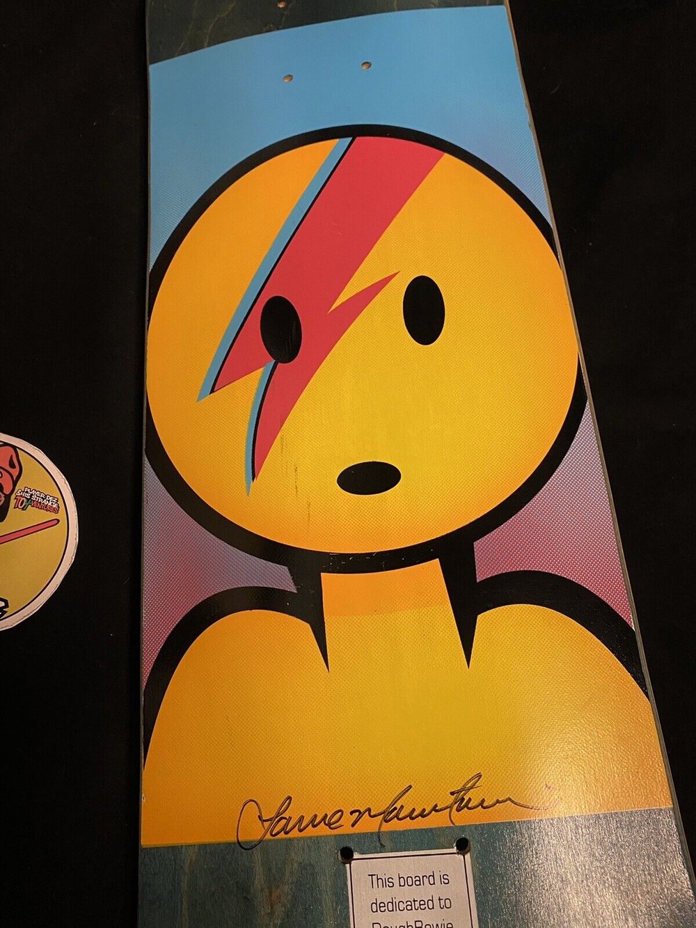 Signed Lance Mountain David Bowie Doughboy Prime Autographed Skateboard Deck