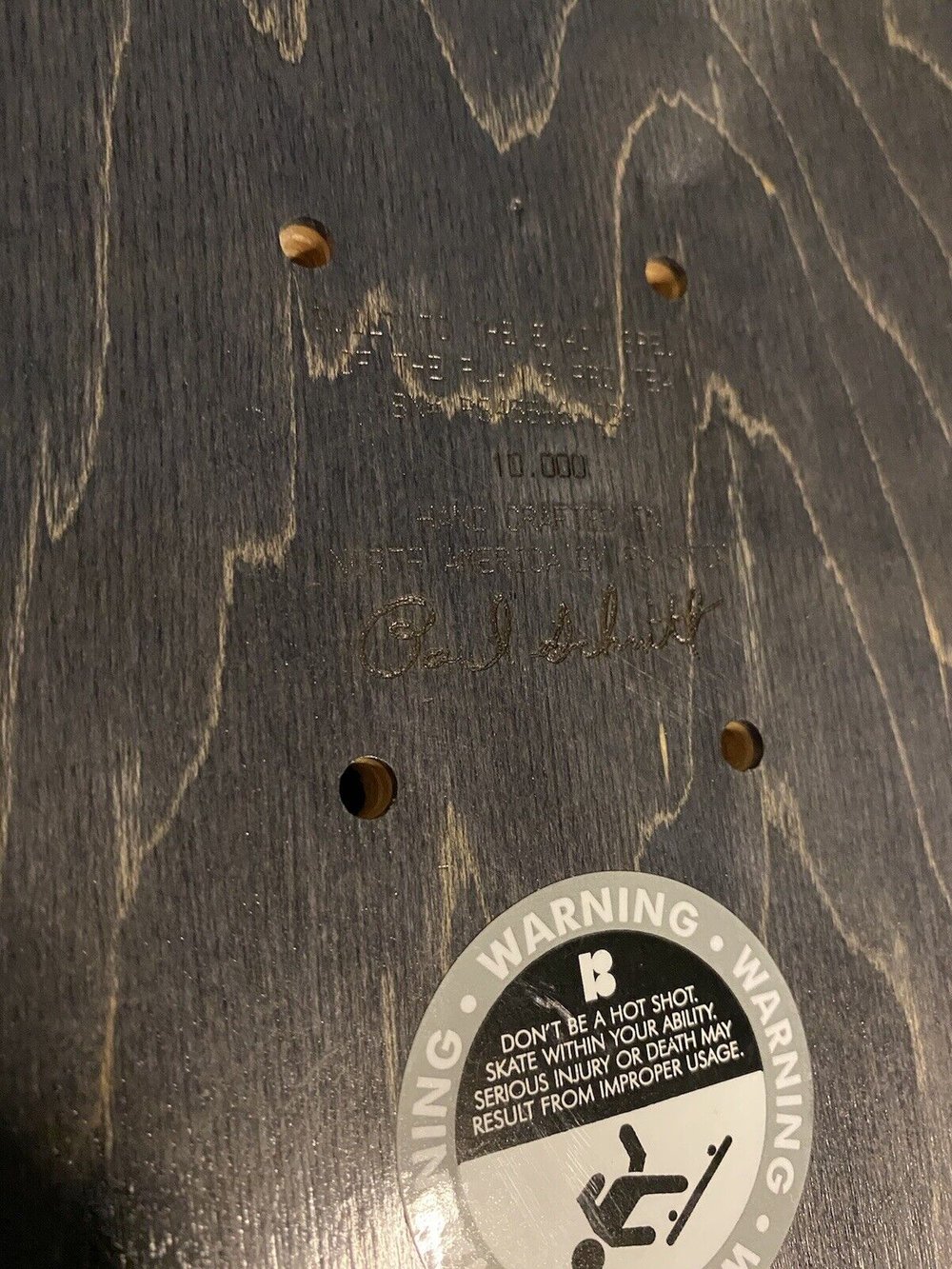 Signed Danny Way Plan B 20th Anniversary Autographed Skateboard Deck 2012