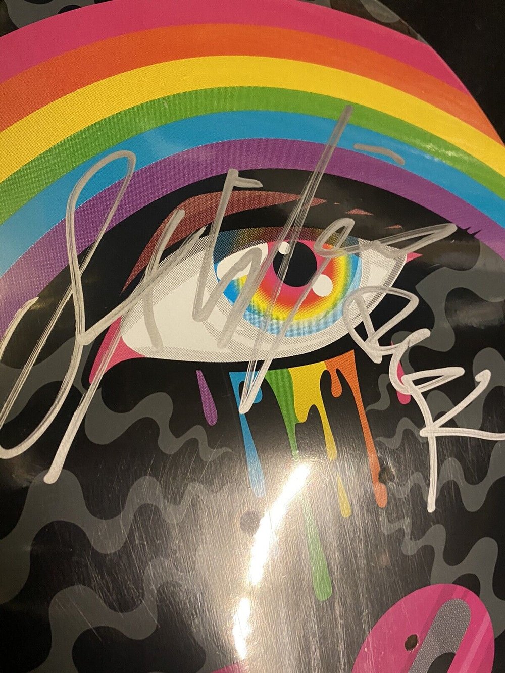 Signed Stevie Williams DGK Love Rainbow Autographed Skateboard Deck Dirty Ghetto Kids