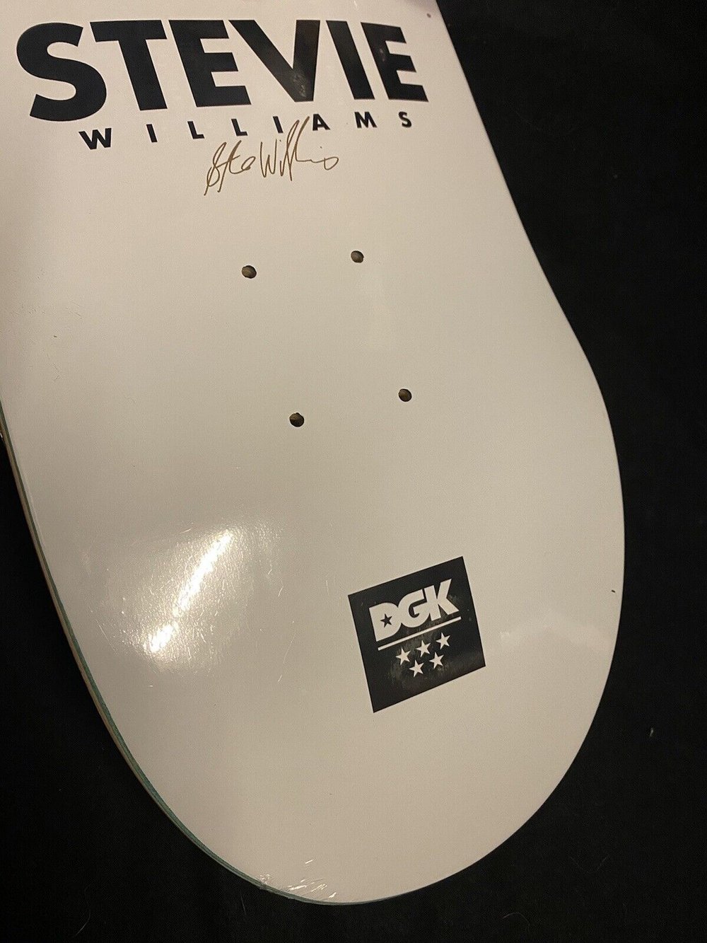 Signed Stevie Williams DGK GOAT Autographed Skateboard Deck Dirty Ghetto Kids