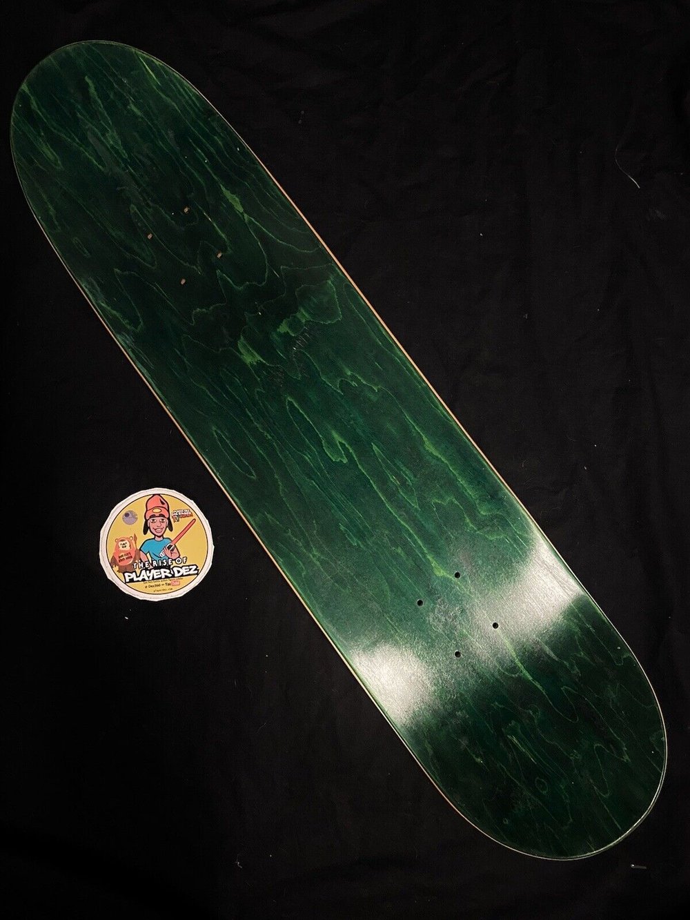 Signed Dashawn Jordan Toy Machine Green Fists Autographed Skateboard Deck