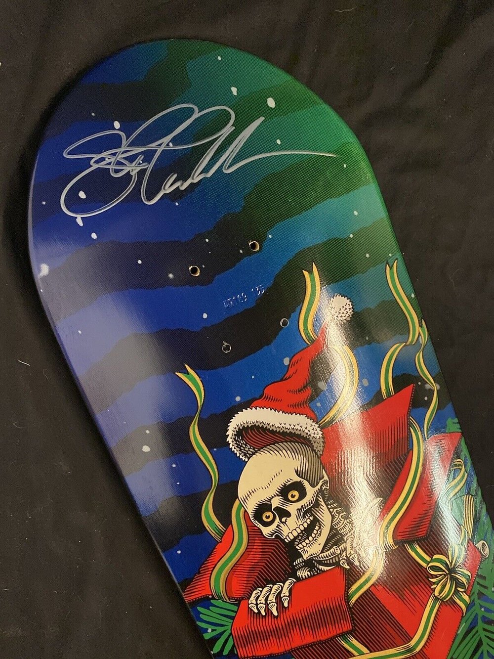 Signed Steve Caballero Holiday Ripper Powell Peralta Autographed Skateboard Deck 2015