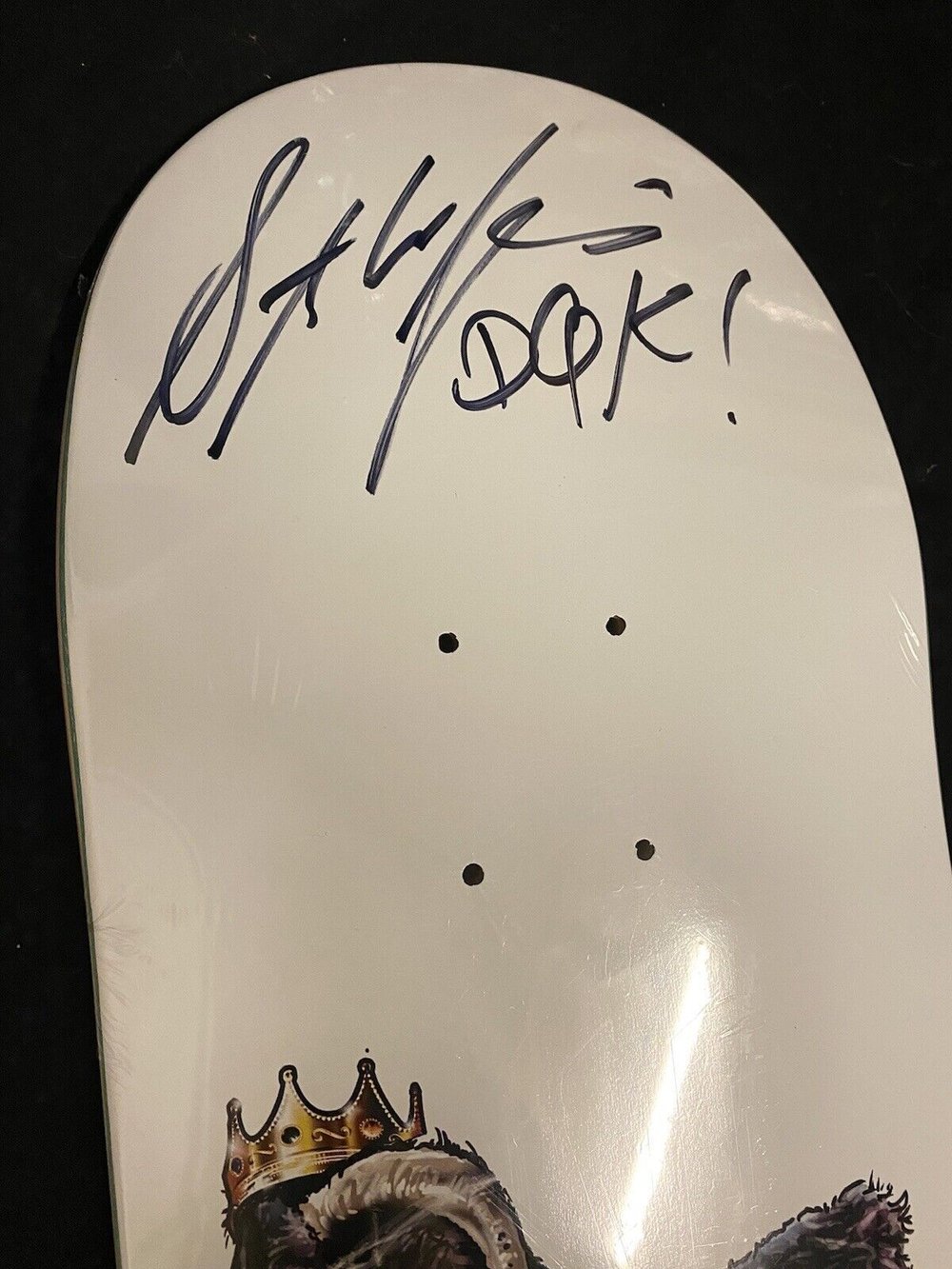 Signed Stevie Williams DGK GOAT Autographed Skateboard Deck Dirty Ghetto Kids