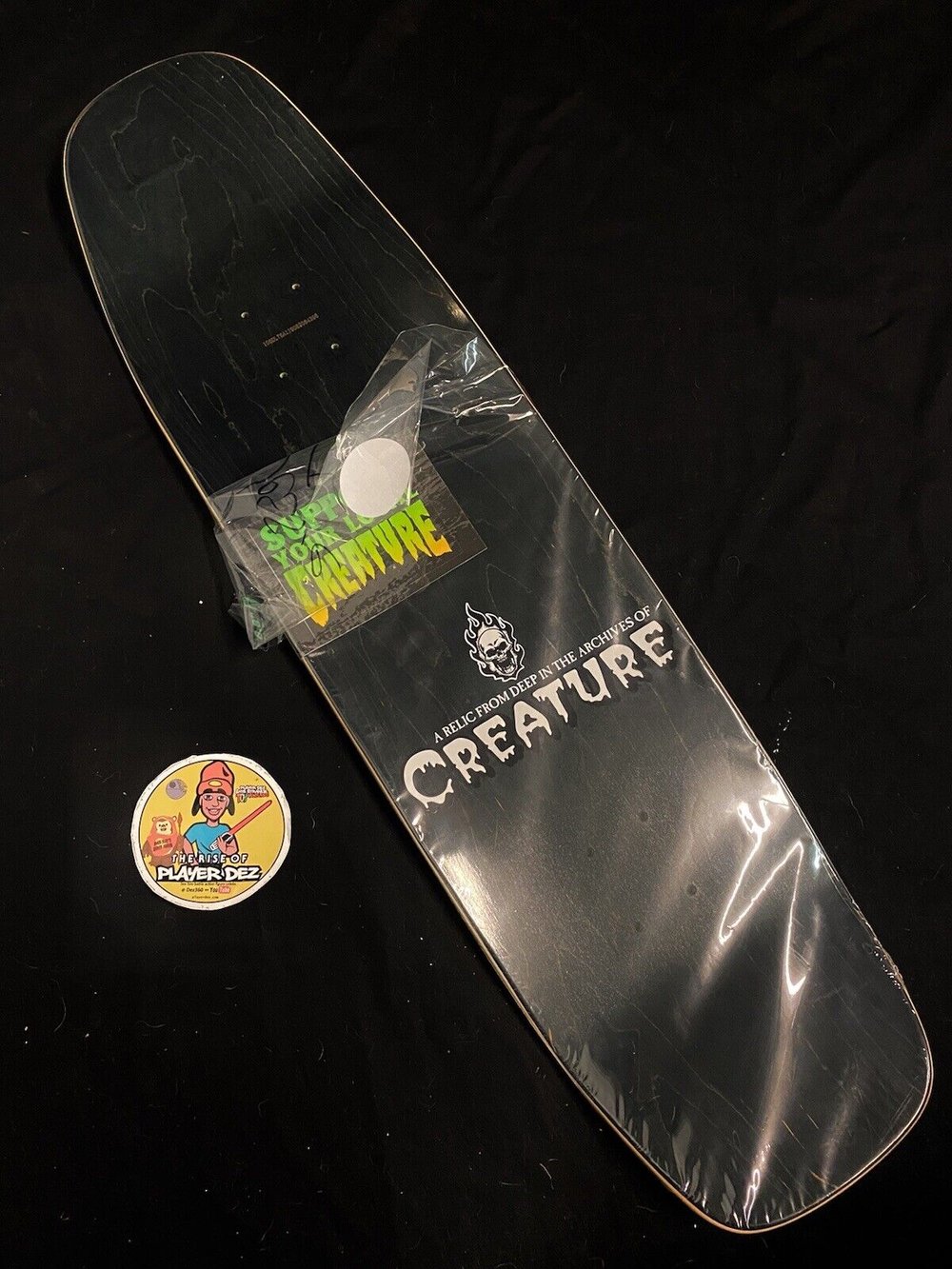 Signed Darren Navarrette Autographed Skateboard Deck Pro Model Skull Creature