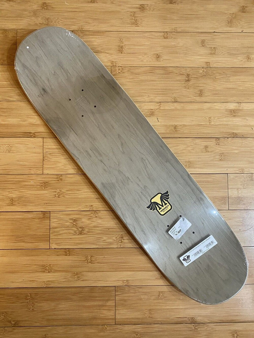 Signed Leticia Bufoni Monarch Project Autographed Skateboard Deck 8.375 Orange Gold
