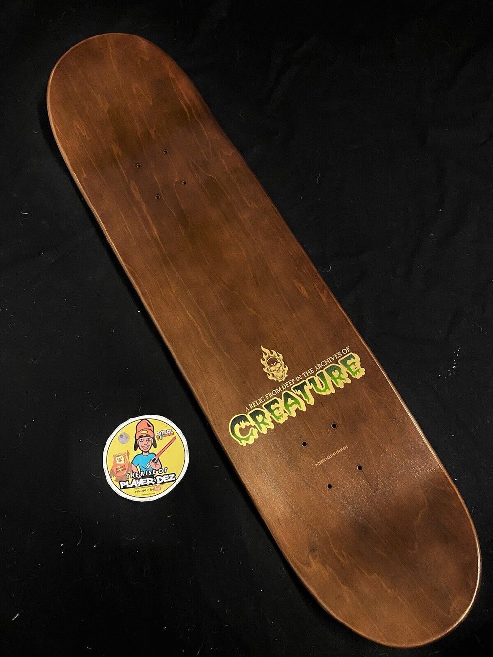 Signed Darren Navarrette Creature Autographed Skateboard Deck Invisible Man