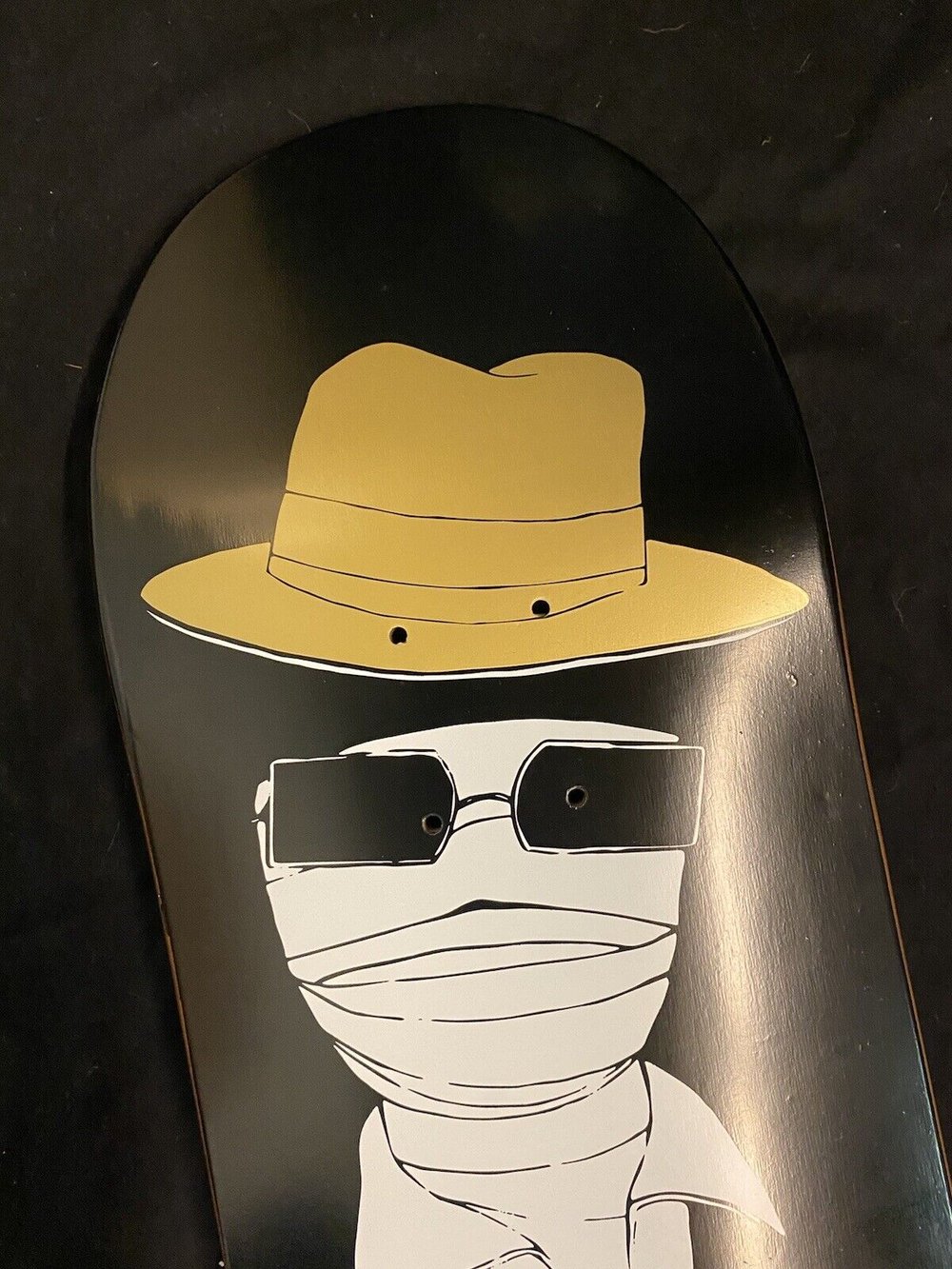 Signed Darren Navarrette Creature Autographed Skateboard Deck Invisible Man