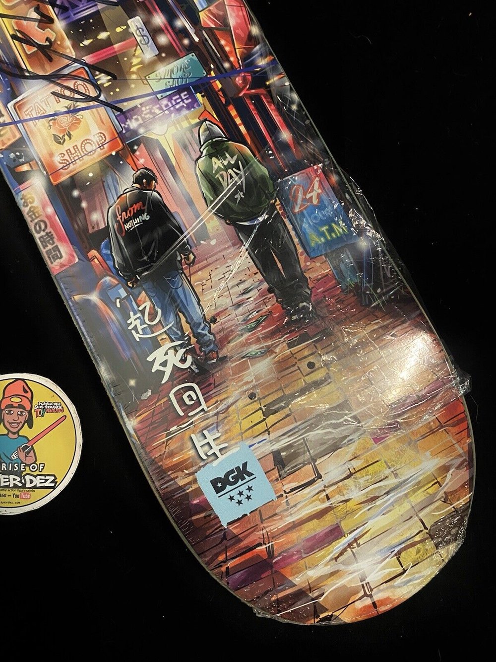 Signed Stevie Williams DGK Autographed Skateboard Deck Prosperity Dirty Ghetto Kids