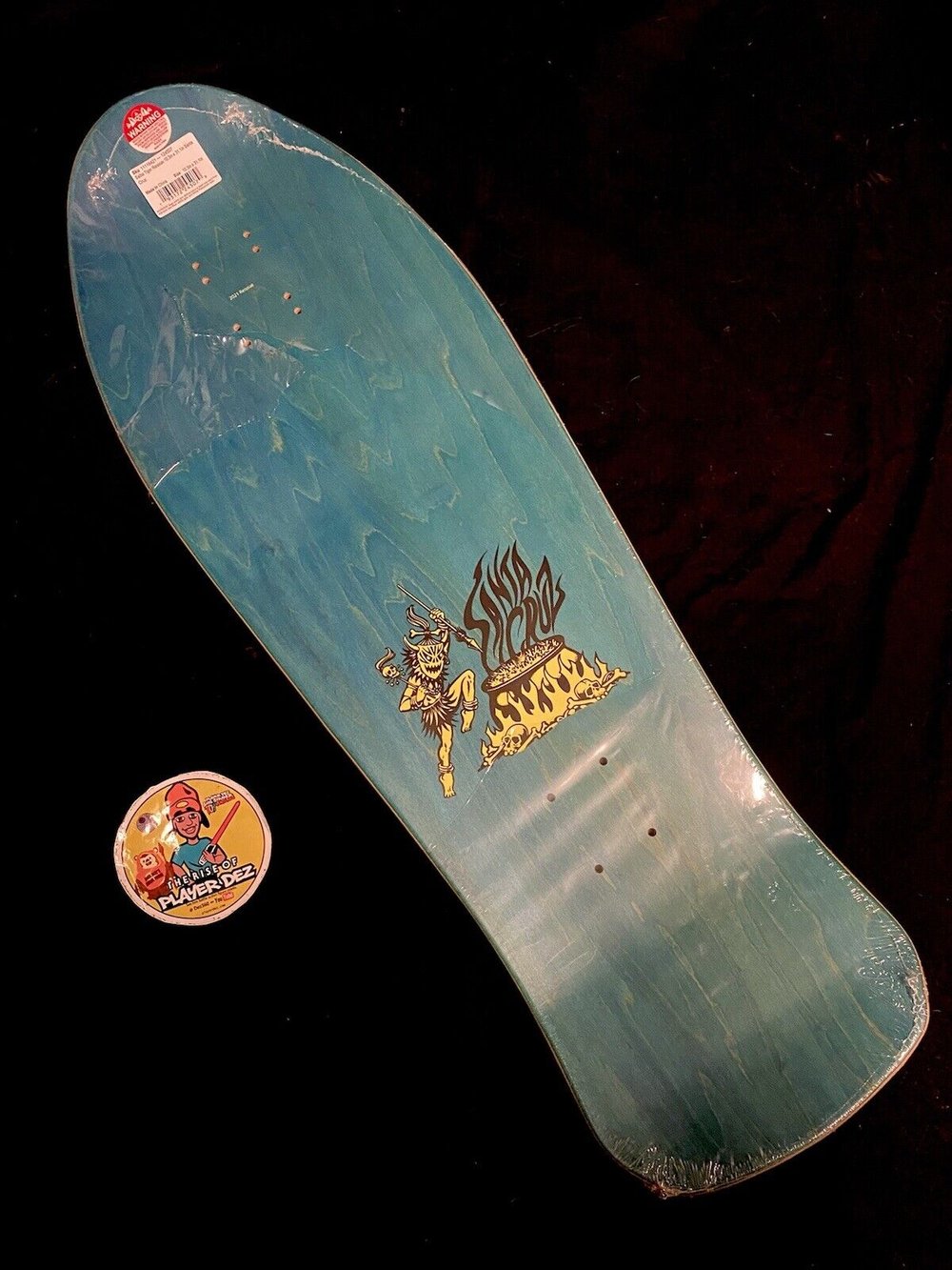 Signed Steve Alba SALBA Autographed Skateboard Deck Santa Cruz Red Tiger
