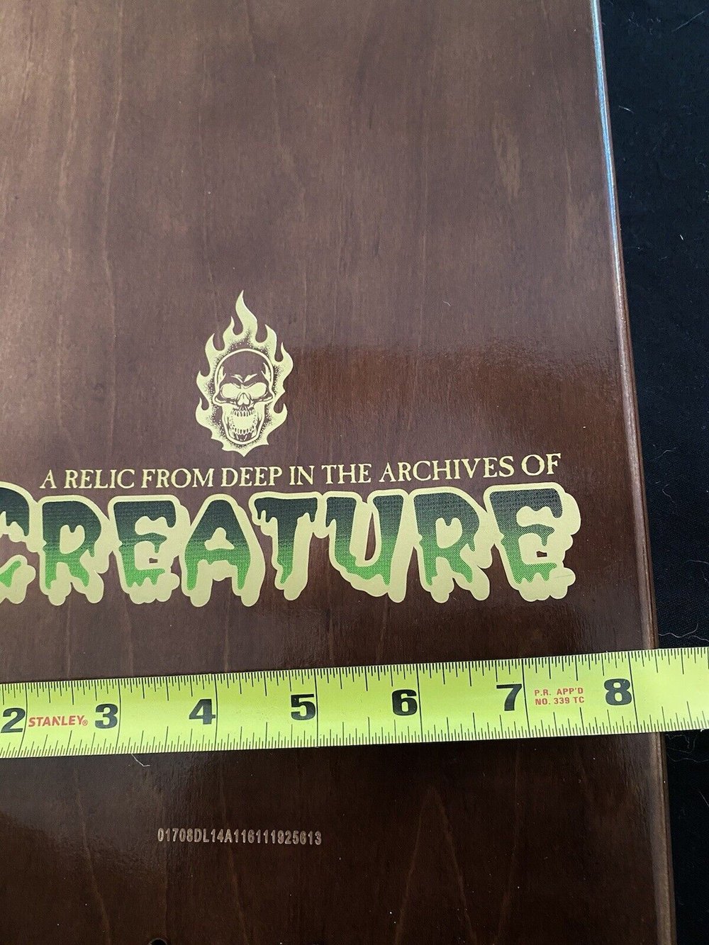 Signed Darren Navarrette Creature Autographed Skateboard Deck Invisible Man