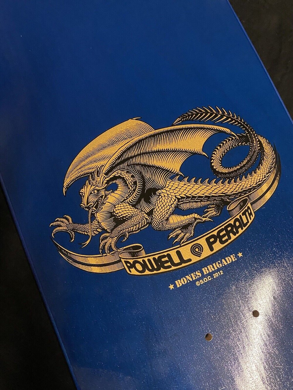 Signed Steve Caballero Powell Bones Brigade Series 1 Autographed Skateboard Deck 2012