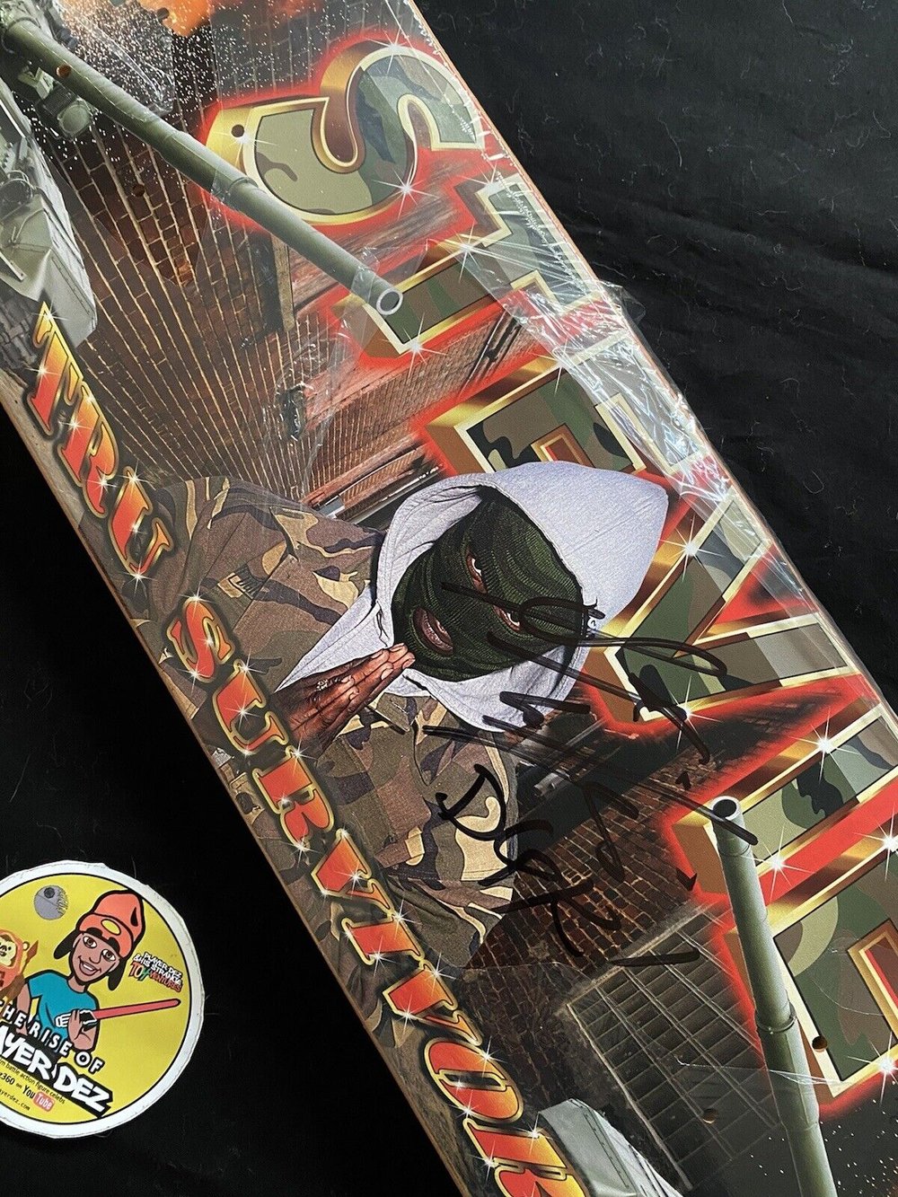 Signed Stevie Williams DGK Autographed Skateboard Deck Dirty Ghetto Fab Kids