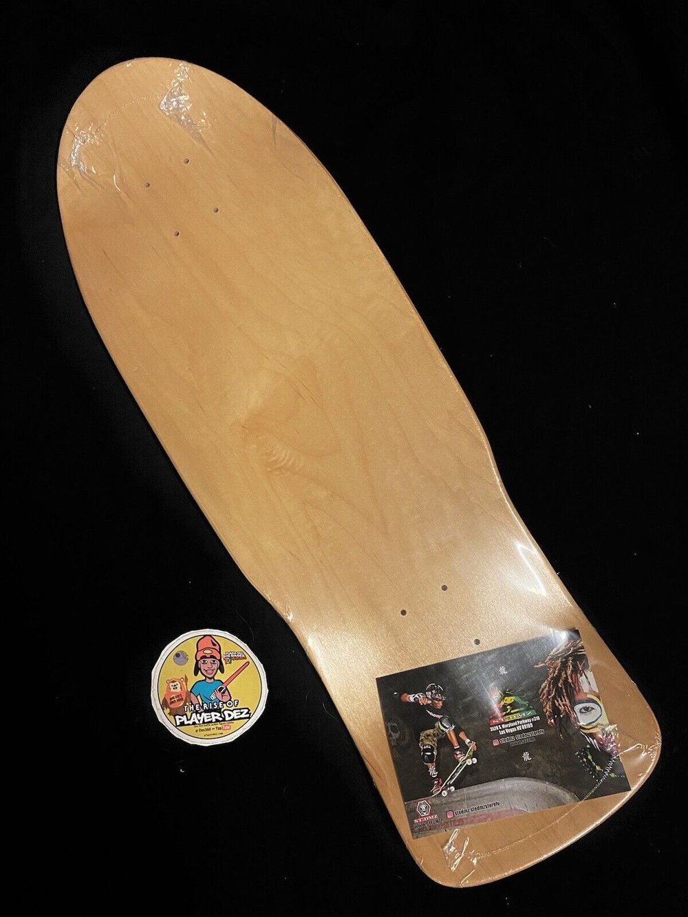 Signed Steve Steadham Autographed Skateboard Deck Aces Card Hall of Fame