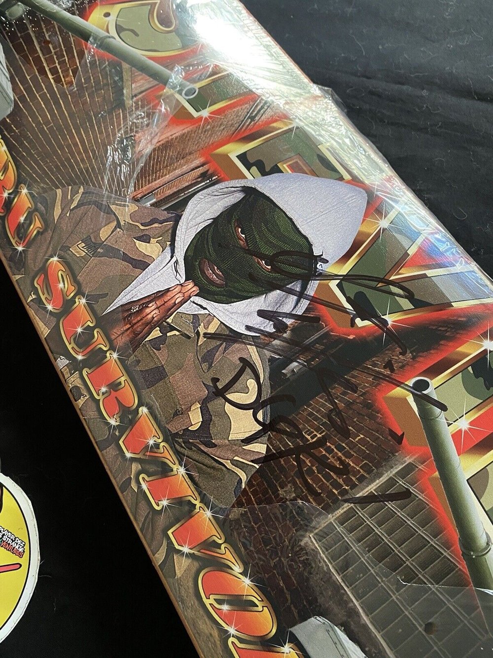 Signed Stevie Williams DGK Autographed Skateboard Deck Dirty Ghetto Fab Kids