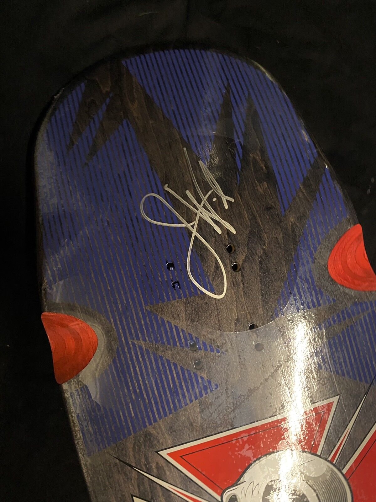Signed Jeron Wilson Thank You Autographed Skateboard Deck Tony Hawk Parody