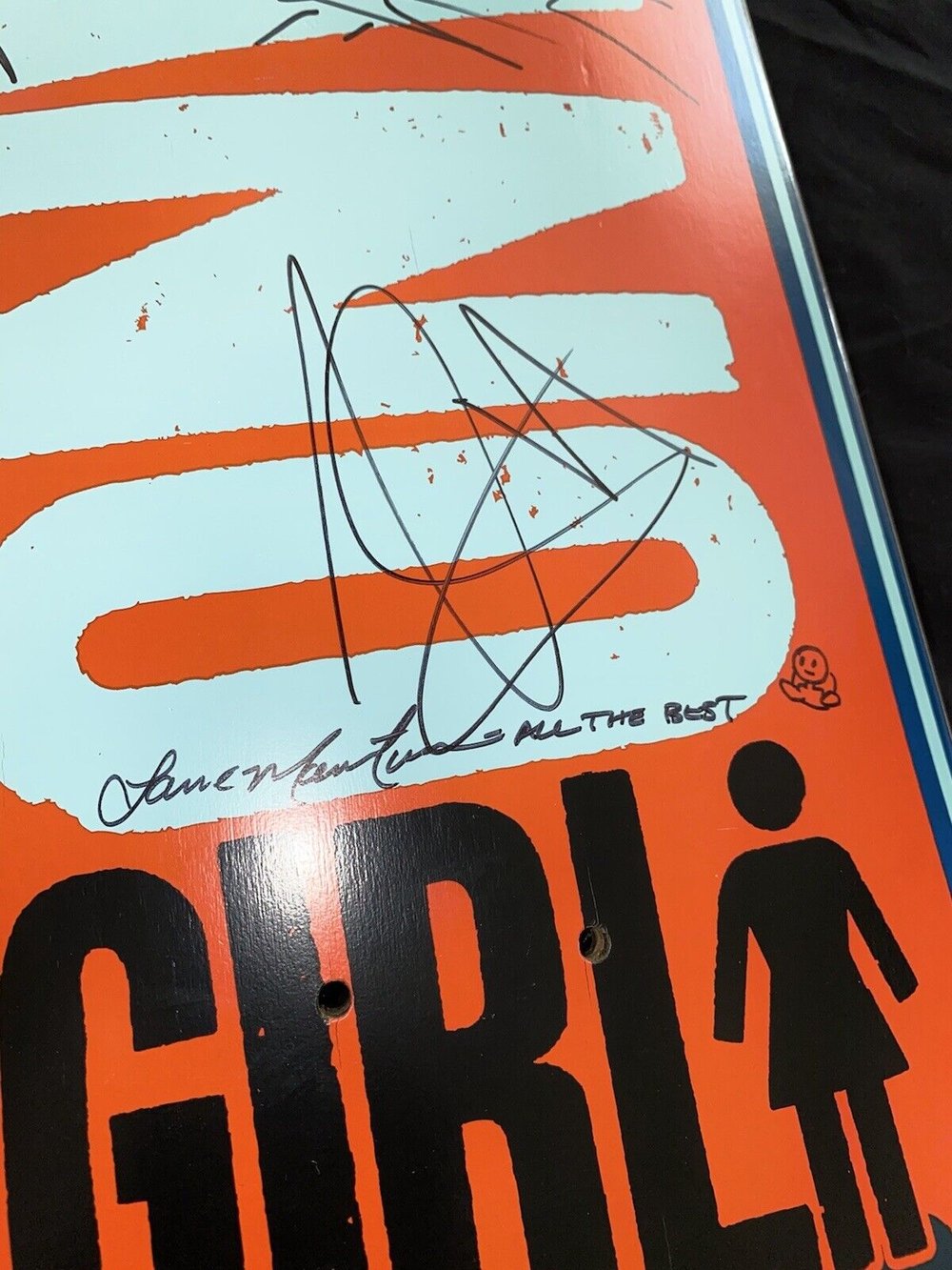 Signed Eric Koston Lance Mountain Brian Anderson Rick Howard Autographed Skateboard Deck Guy Mariano