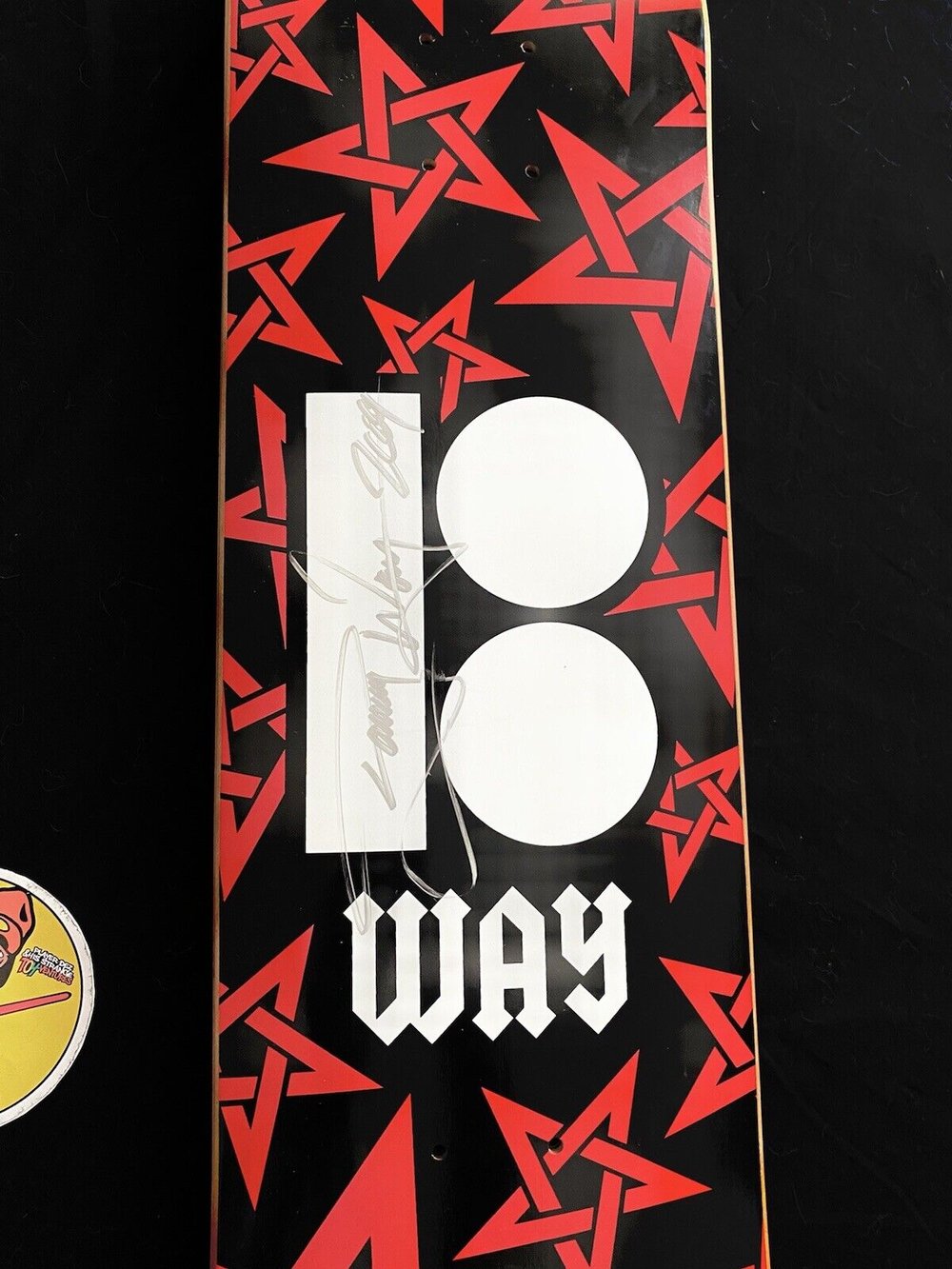 Signed Danny Way Plan B Red Stars Autographed Skateboard Deck 2009
