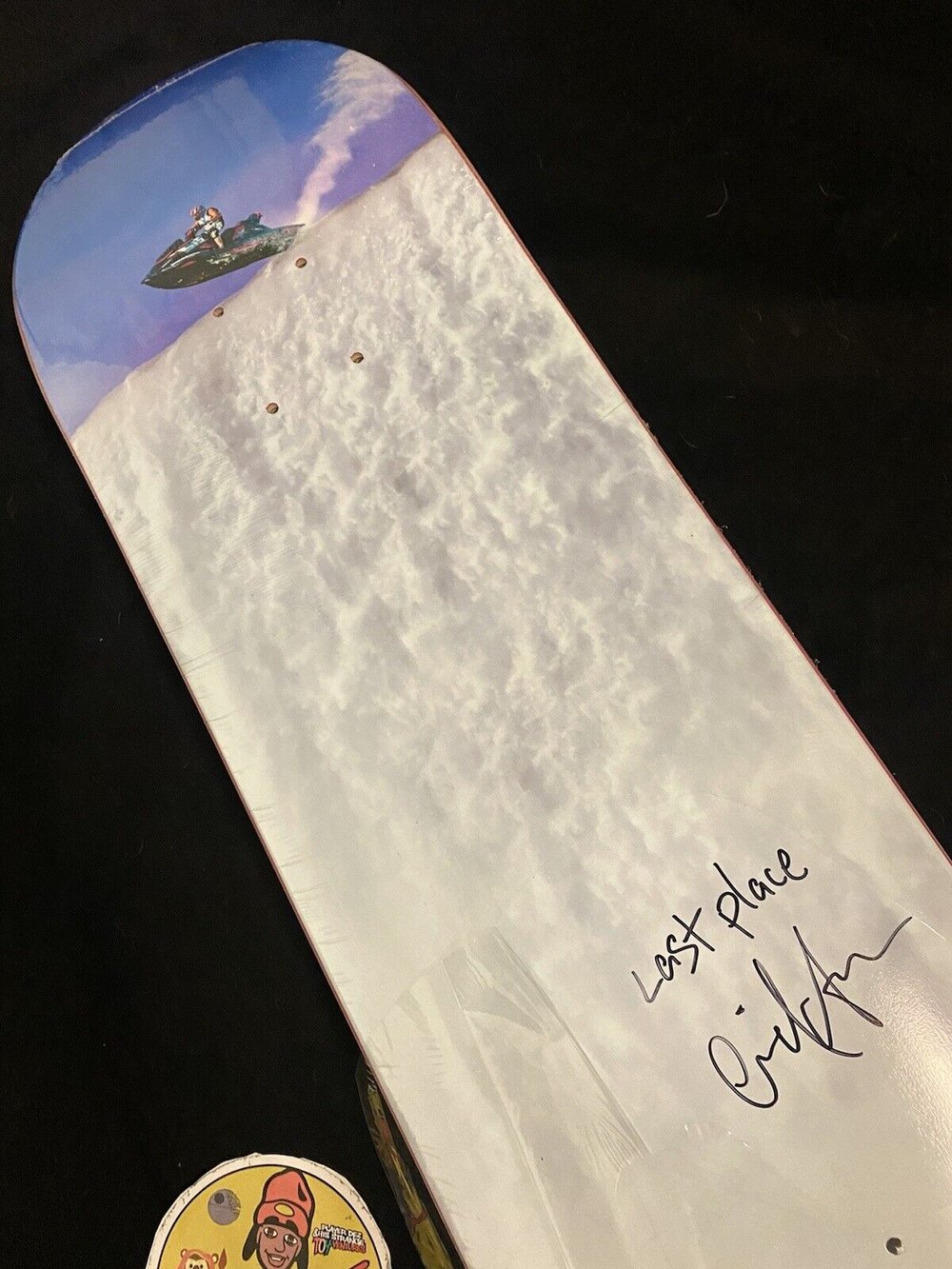 Signed Eric Koston Skate Mental Autographed Skateboard Deck Last Place Top Graphic