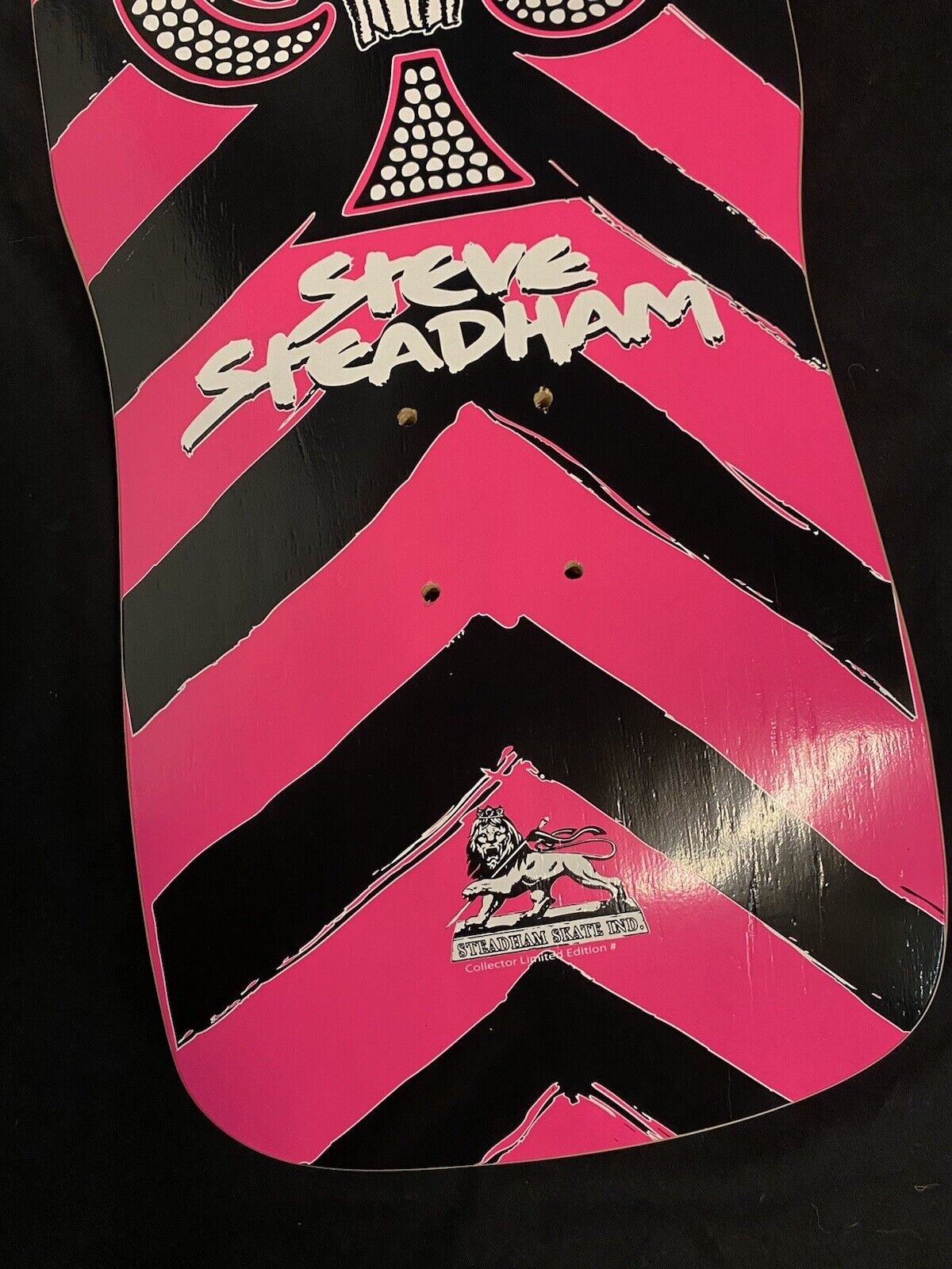 Signed Steve Steadham Stedmz Double Graphic Autographed Skateboard Deck Powell