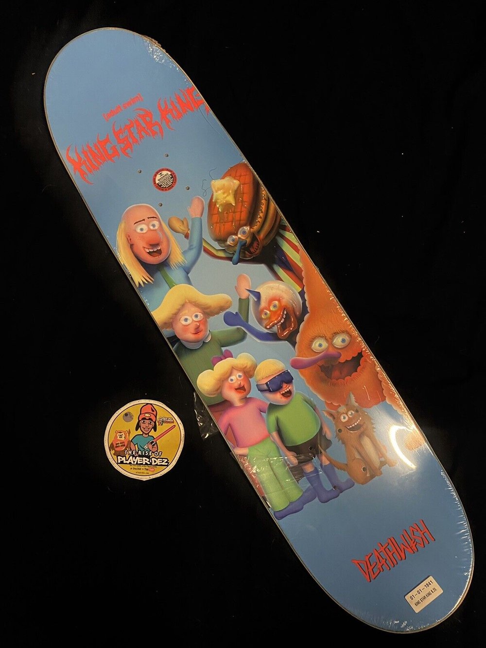 Signed Jamie Foy Deathwish King Star King Adult Swim Autographed Skateboard Deck