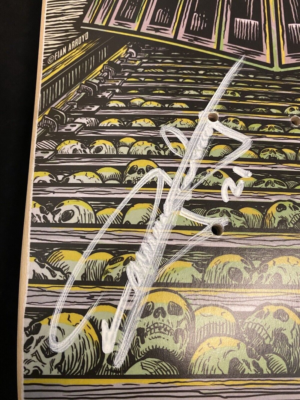 Signed Danny Way H Street Train Autographed Skateboard Deck Everslick