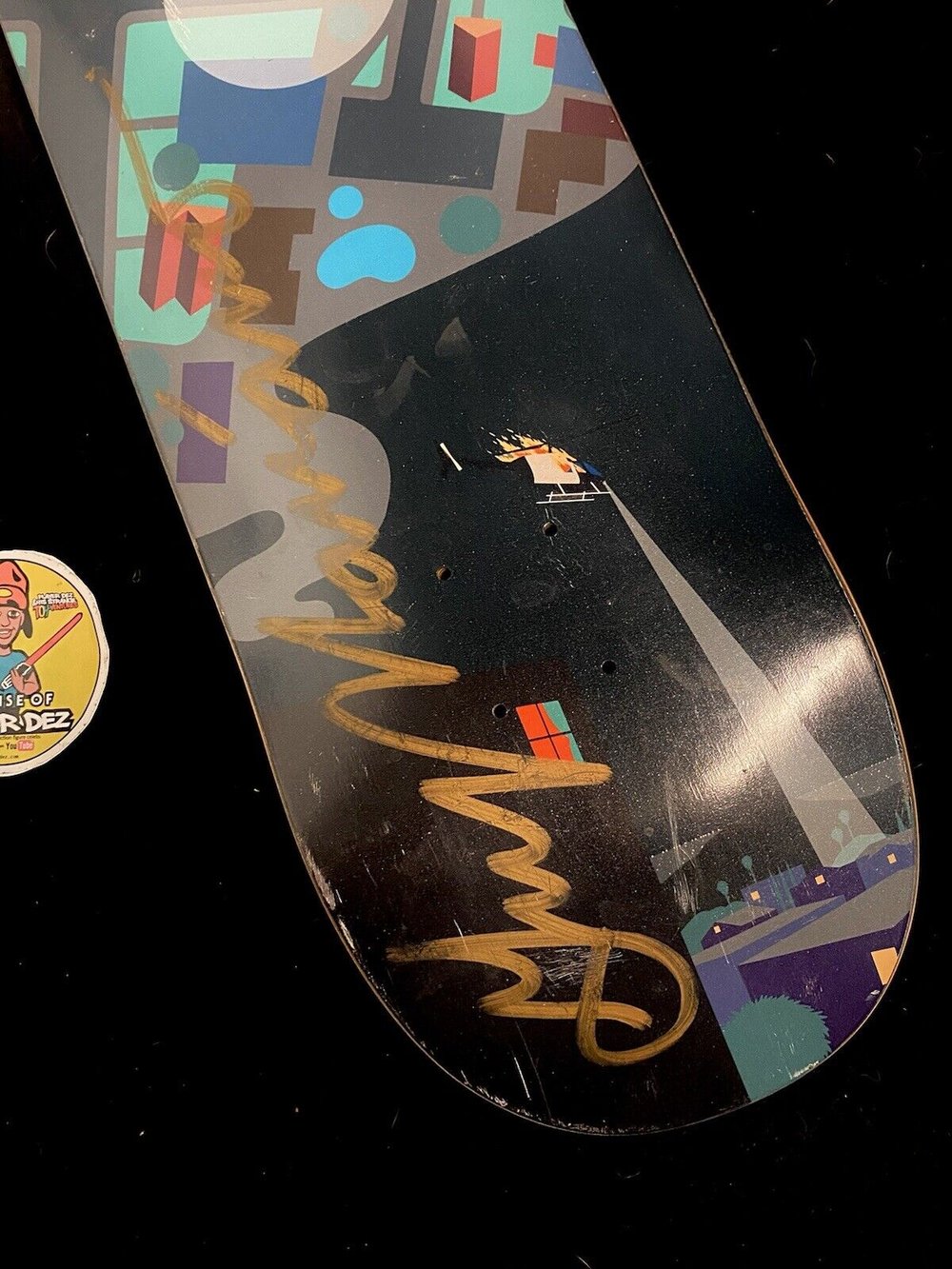 Signed Guy Mariano Numbers Autographed Skateboard Deck