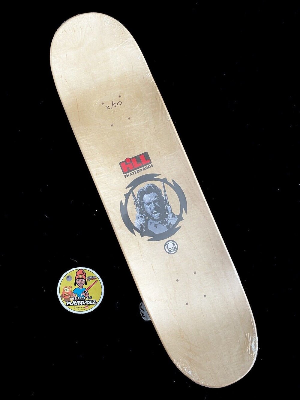 Signed Frankie Hill Autographed Skateboard Deck RIP Frankenstein