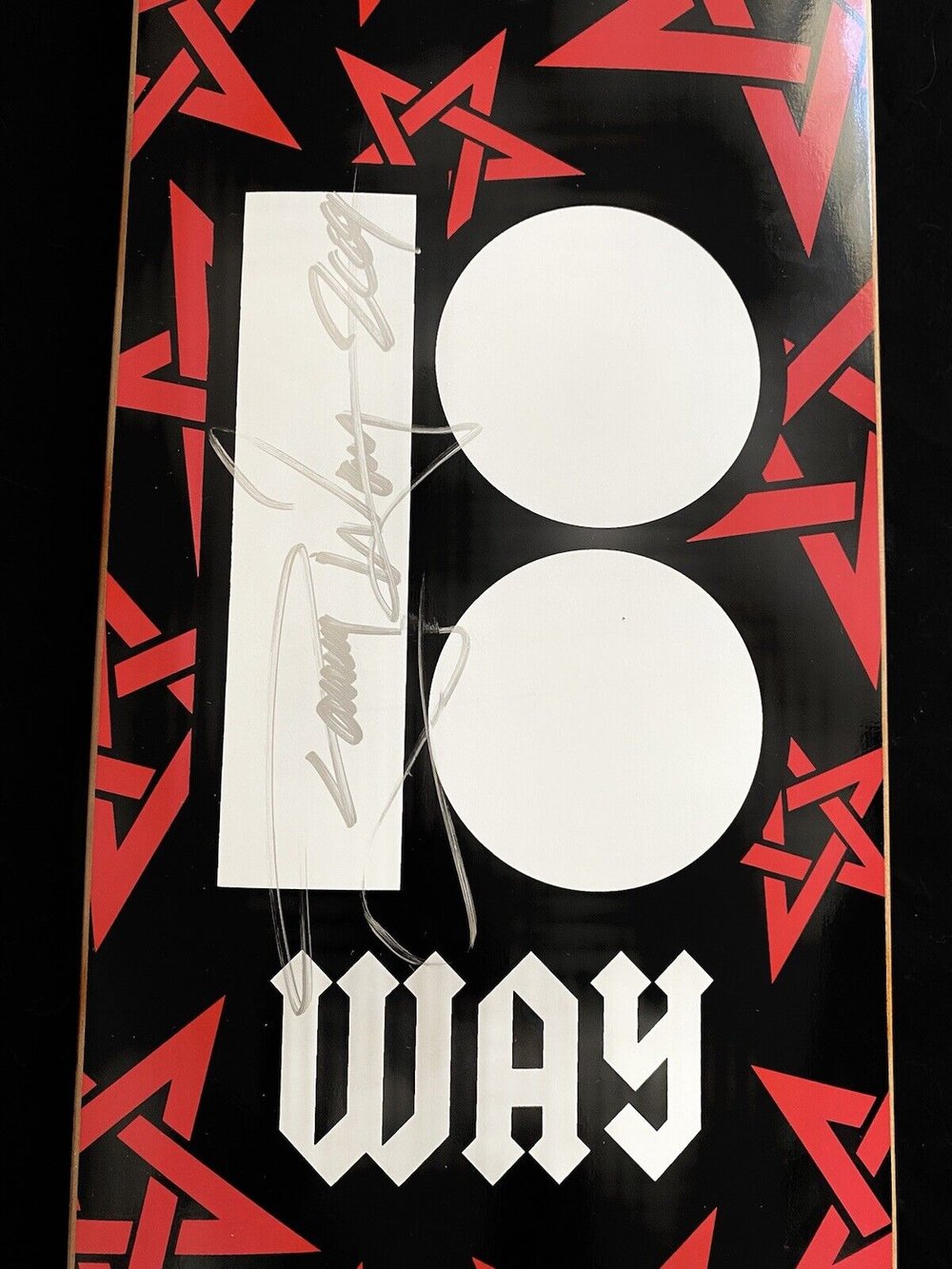 Signed Danny Way Plan B Red Stars Autographed Skateboard Deck 2009