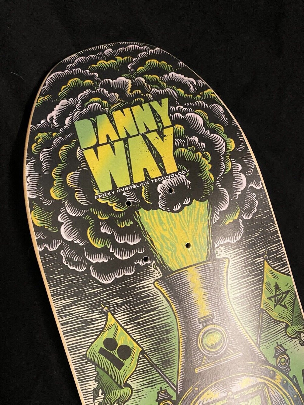 Signed Danny Way H Street Train Autographed Skateboard Deck Everslick