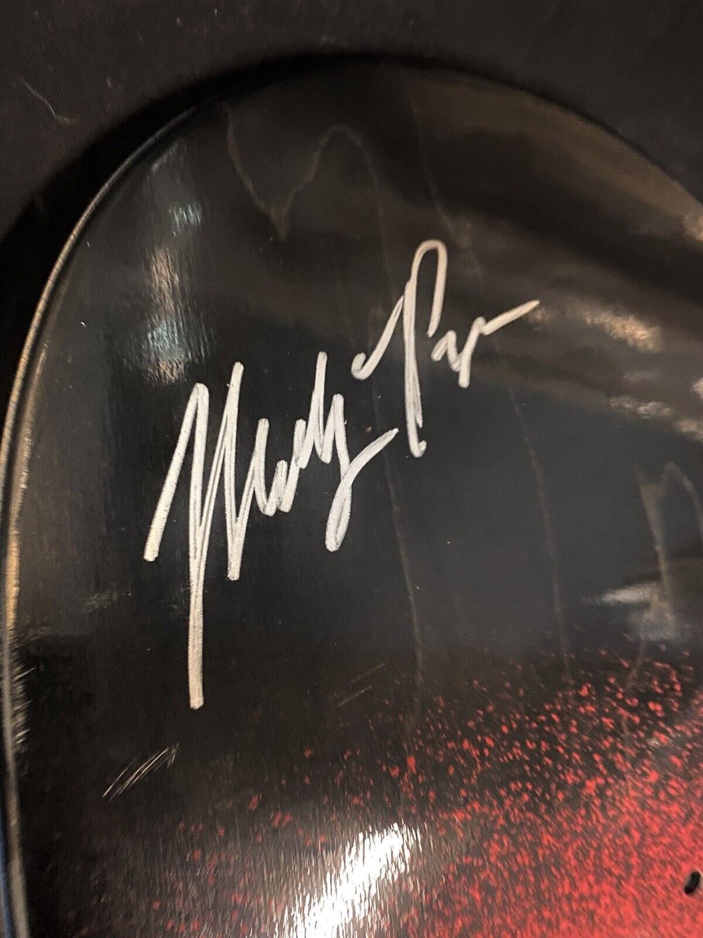 Signed Micky Papa Blind Reaper Autographed Skateboard Deck Evil Chucky Clown Nightmare