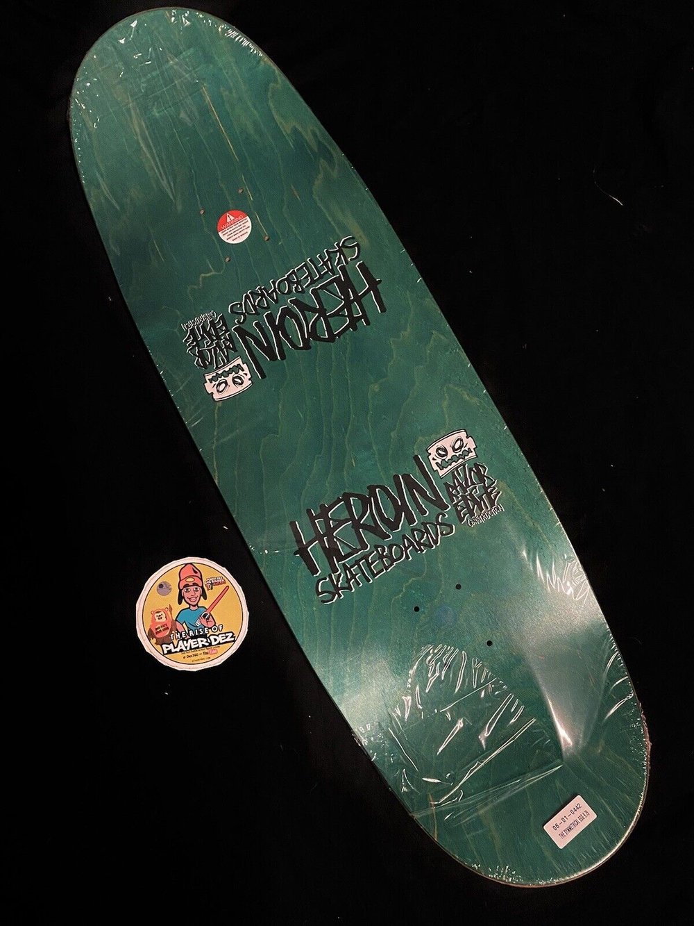 Signed FOS 2021 Heroin Symmetrical Egg Autographed Skateboard Deck 9.75 Mark Foster